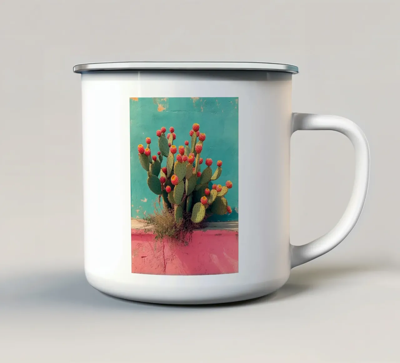82 enamel mug by Pink California | Affiches & Posters