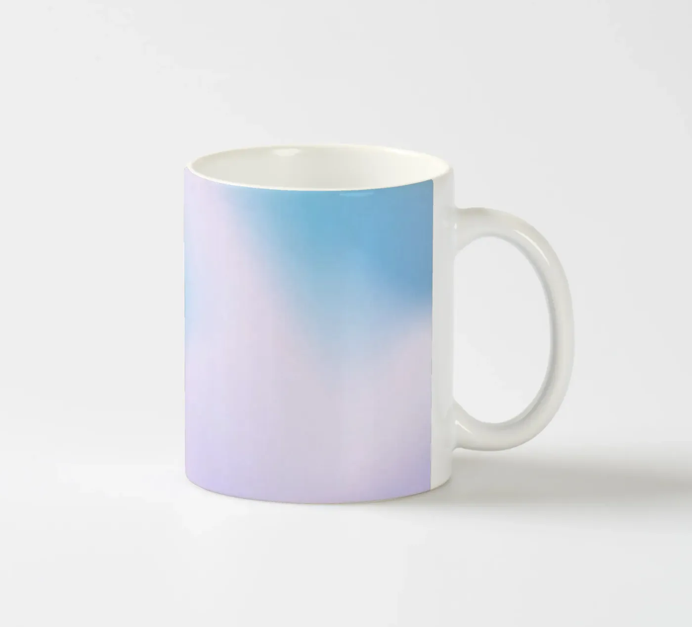 Vibrant Gradient ceramic mug by color&shape