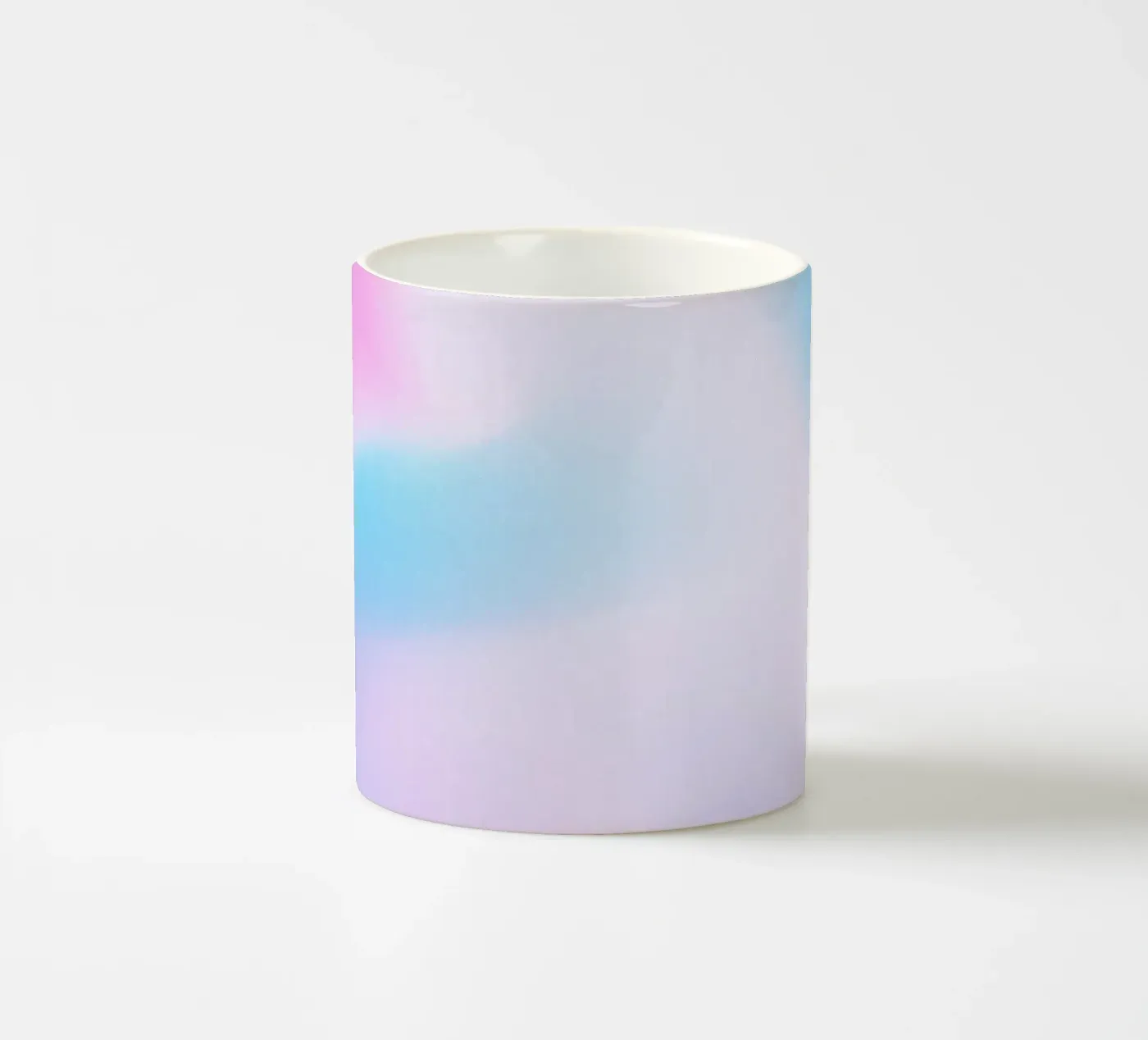 Vibrant Gradient ceramic mug by color&shape