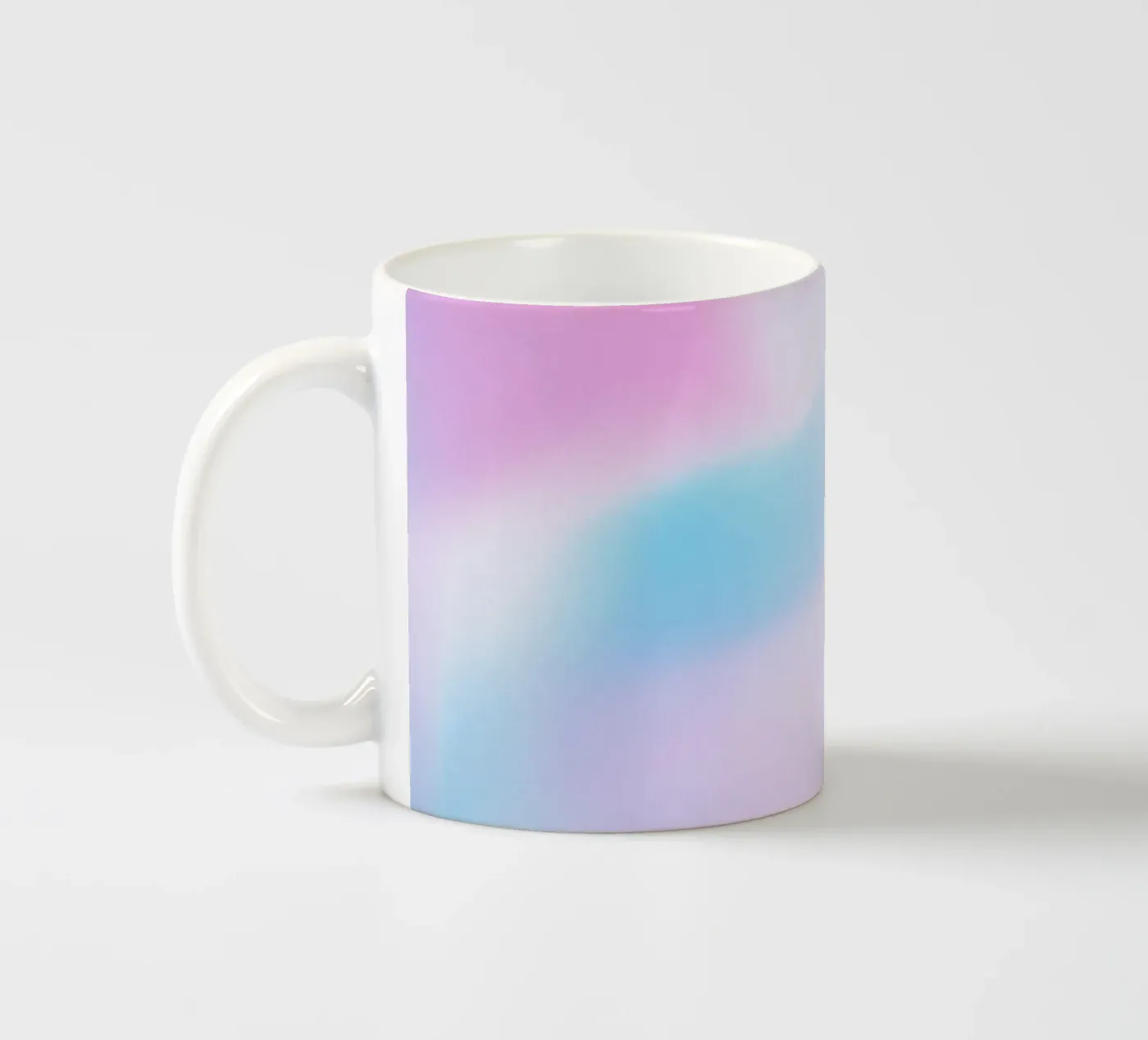 Vibrant Gradient ceramic mug by color&shape
