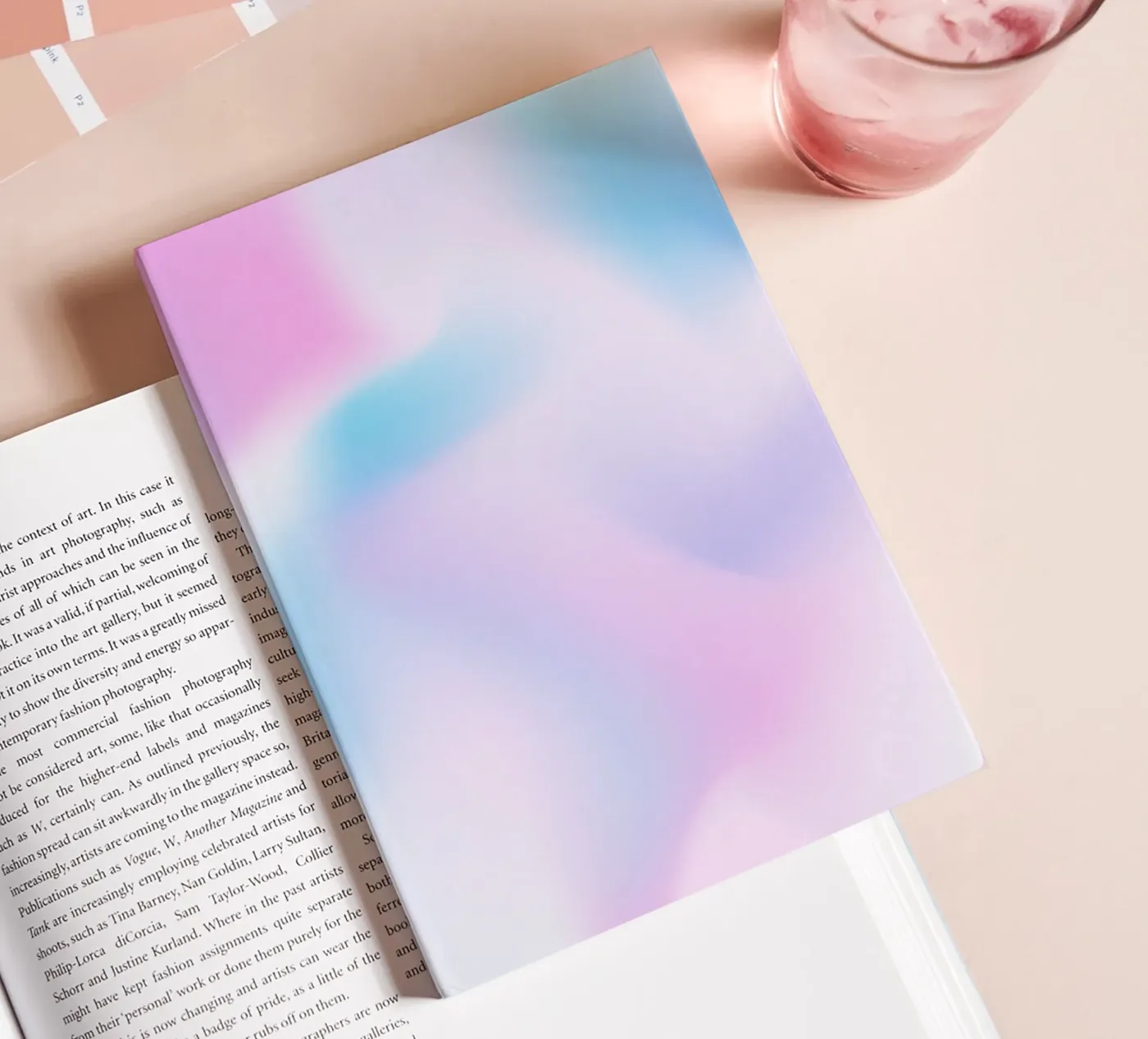 Vibrant Gradient notebook by color&shape