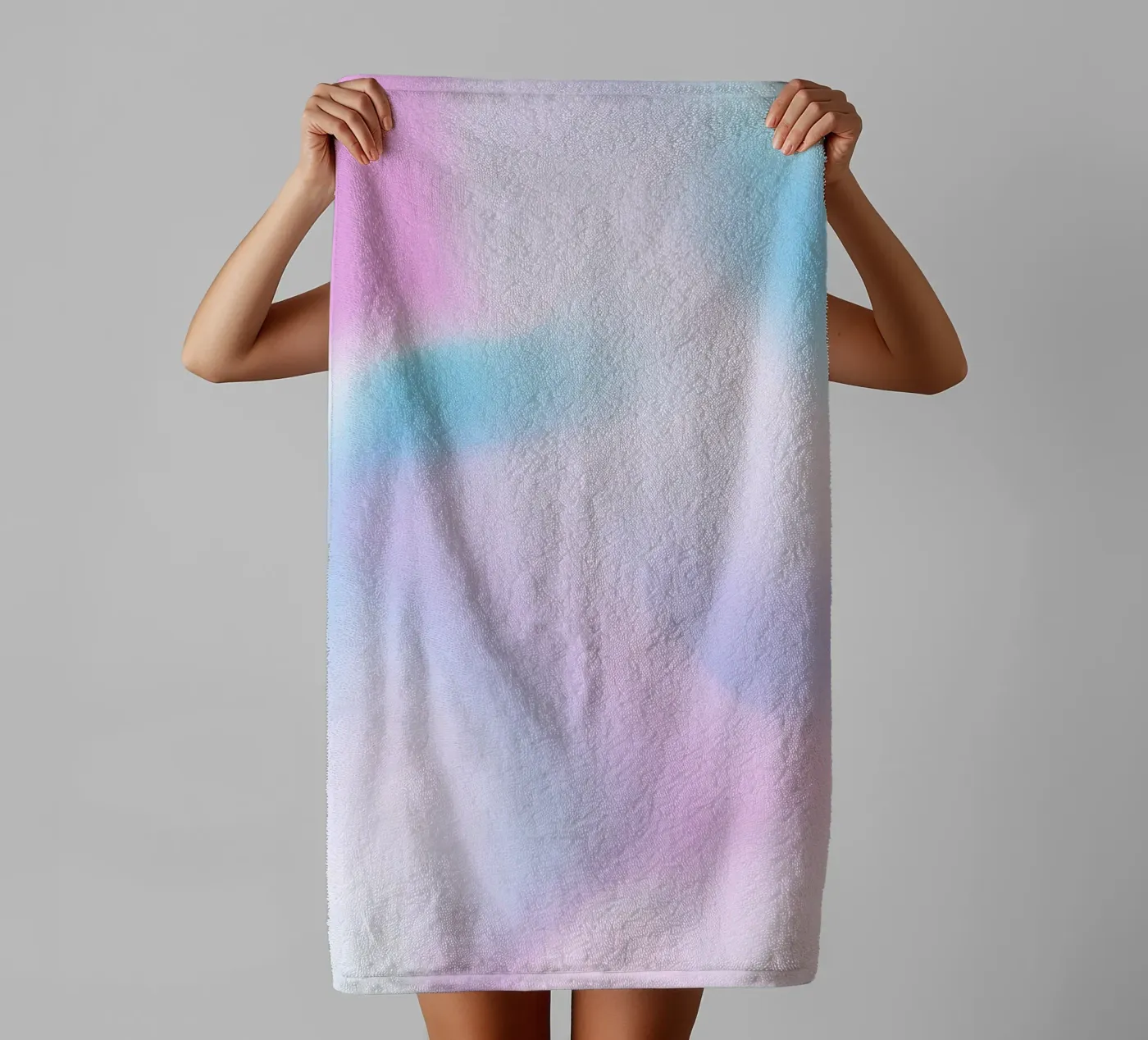 Vibrant Gradient towel by color&shape