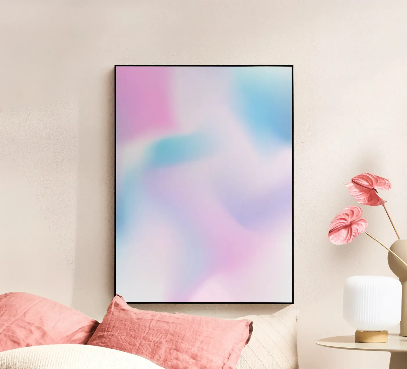 Vibrant Gradient plexiglas de color&shape