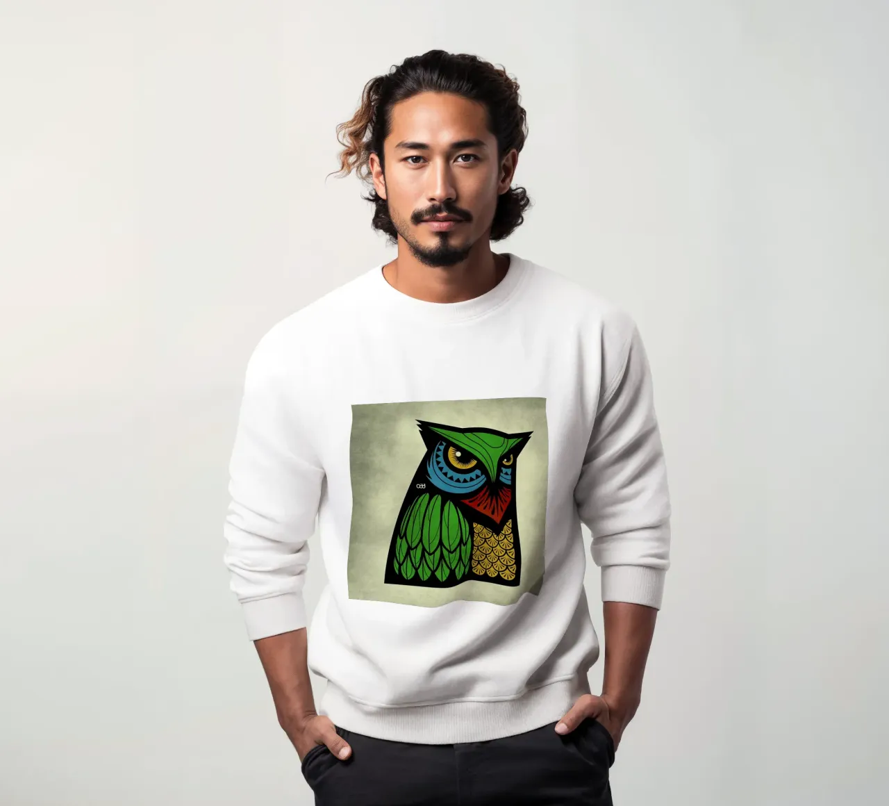 Owl sweatshirt by Oscar Odd Diodoro