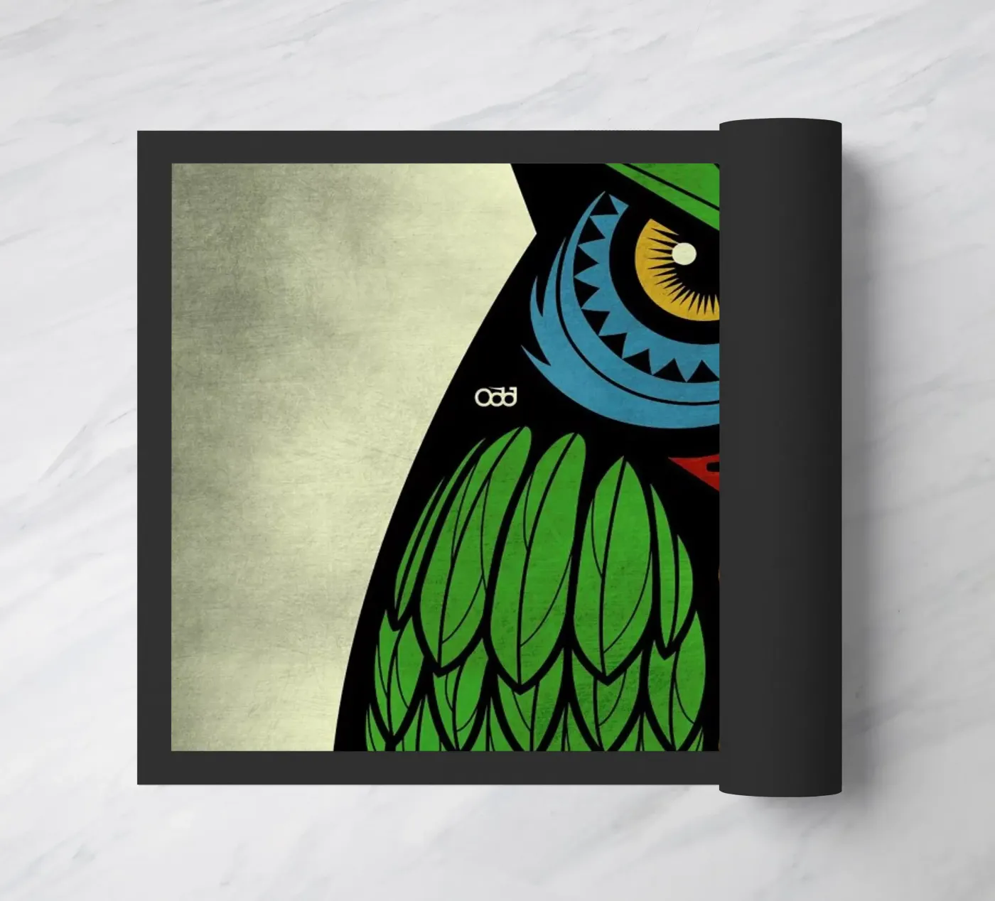 Owl doormat by Oscar Odd Diodoro