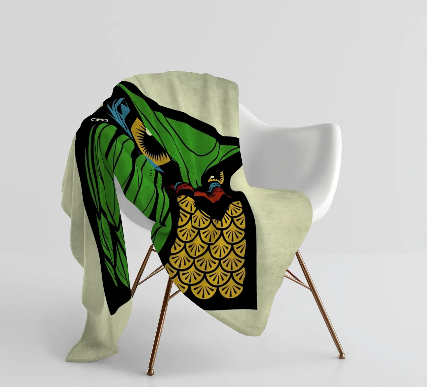 Owl fleecedeken van Oscar Odd Diodoro