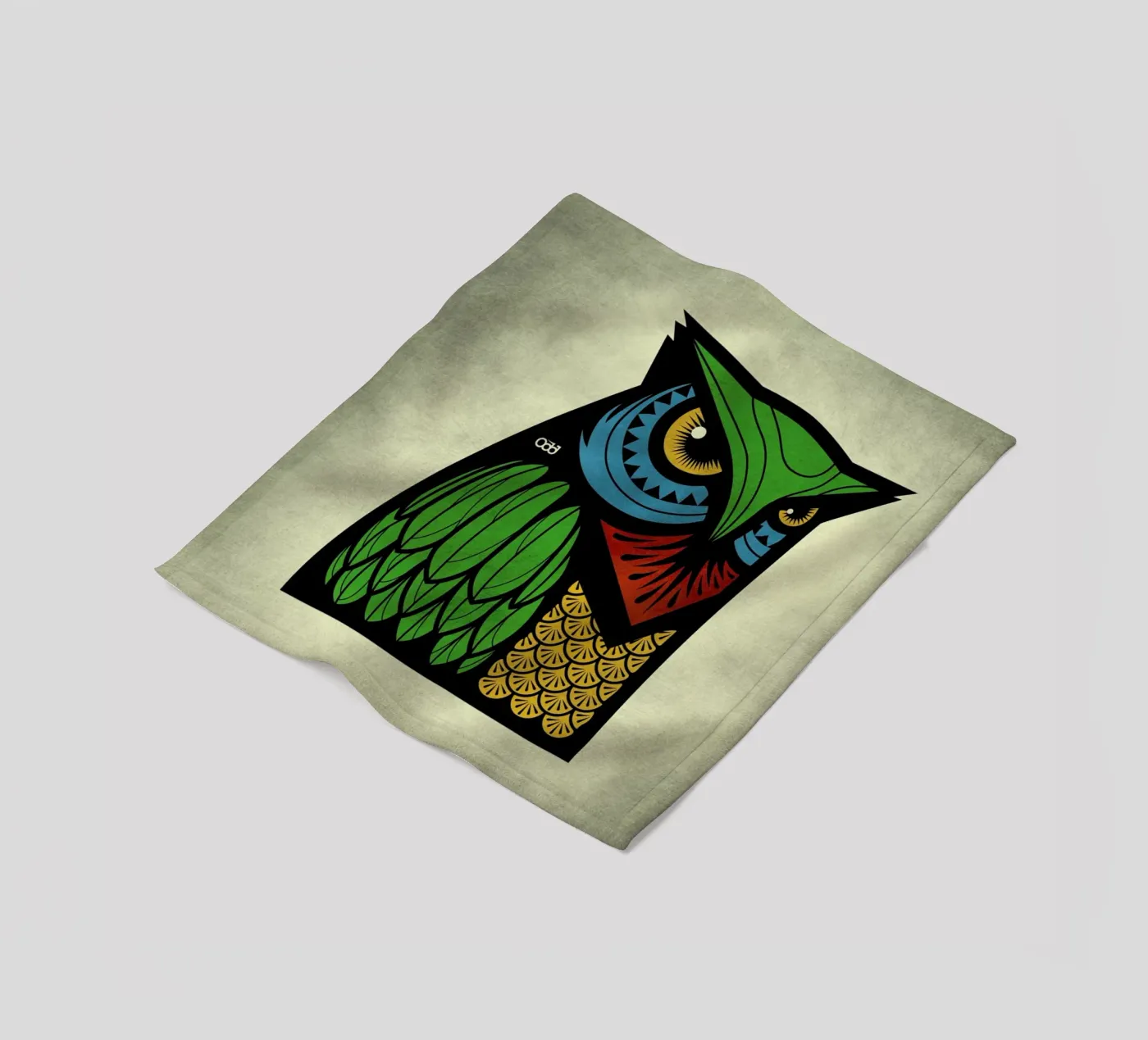 Owl fleecedeken van Oscar Odd Diodoro