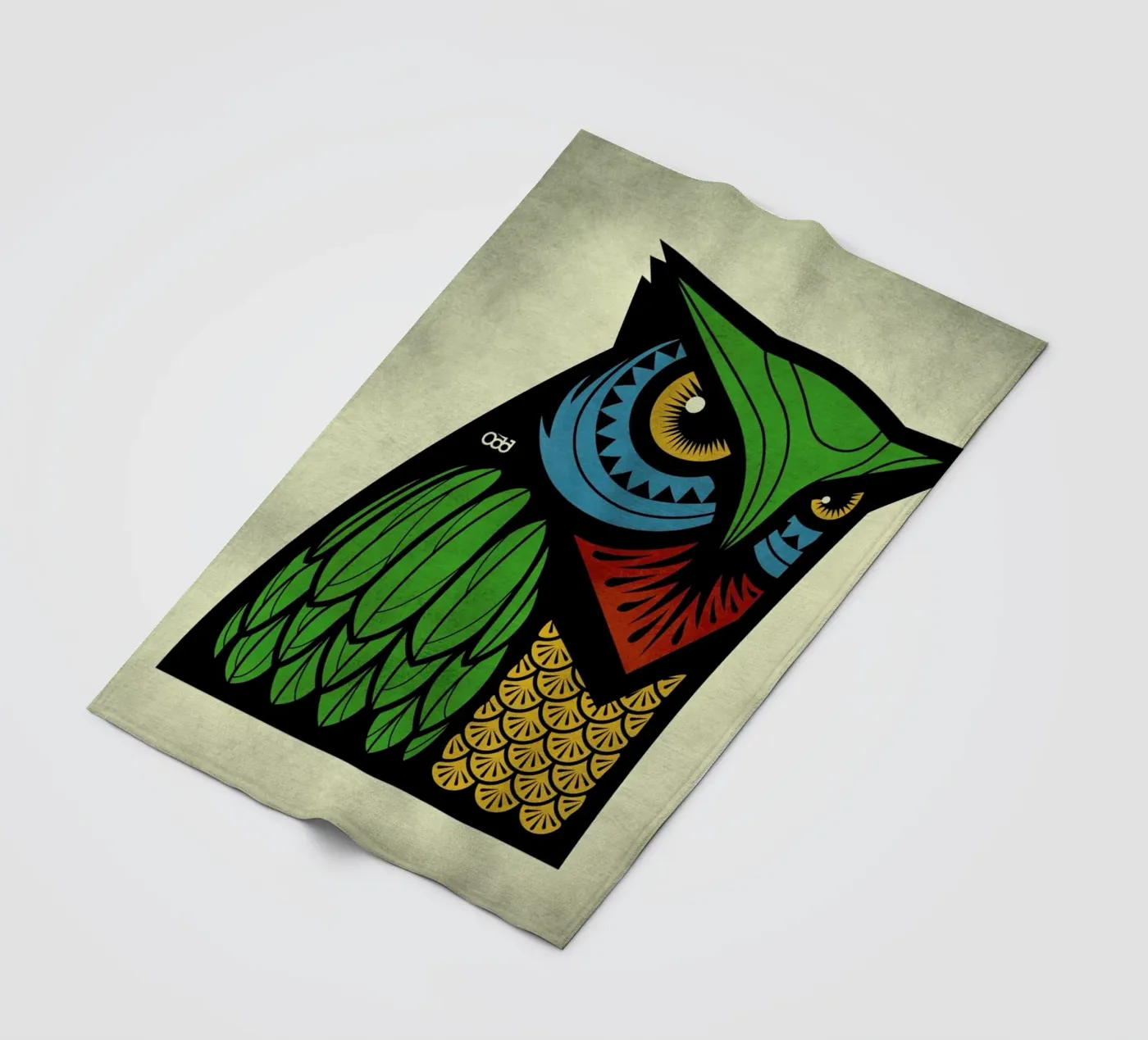 Owl fleecedeken van Oscar Odd Diodoro