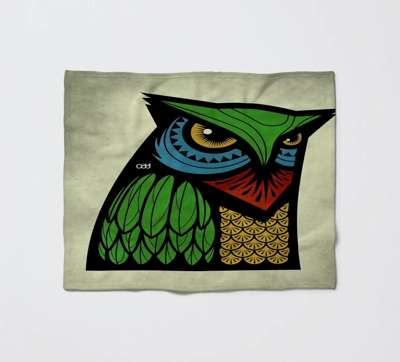 Owl fleecedeken van Oscar Odd Diodoro