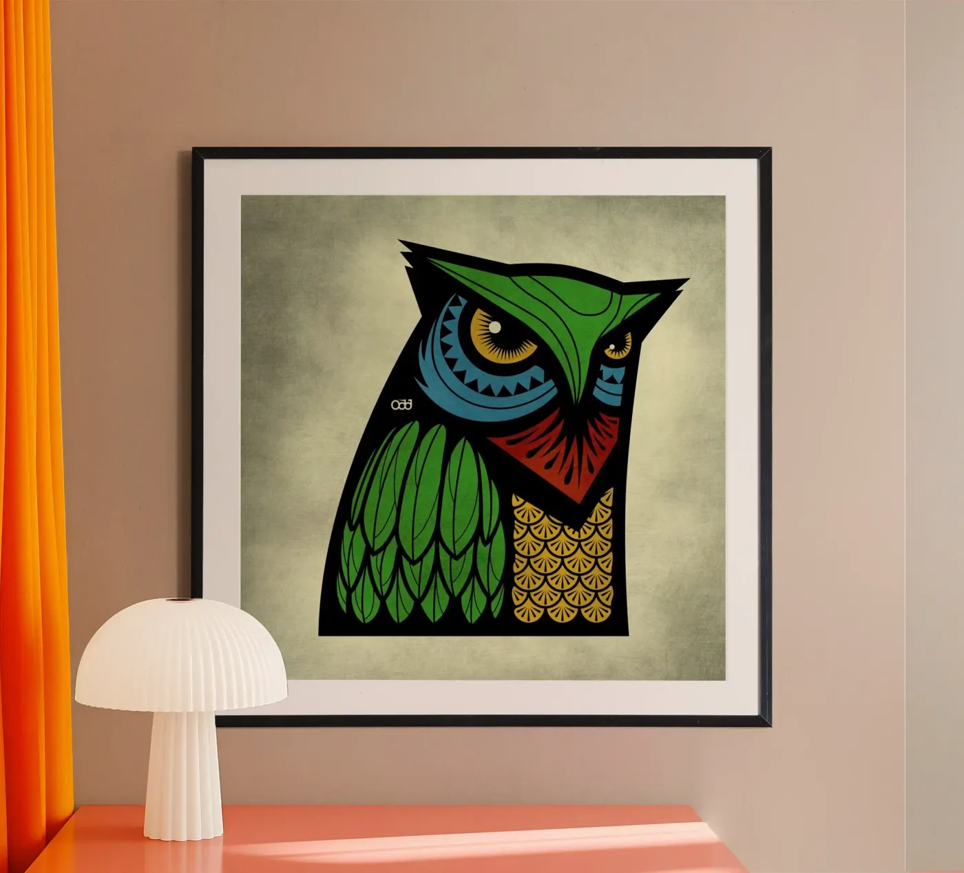 Owl poster da Oscar Odd Diodoro