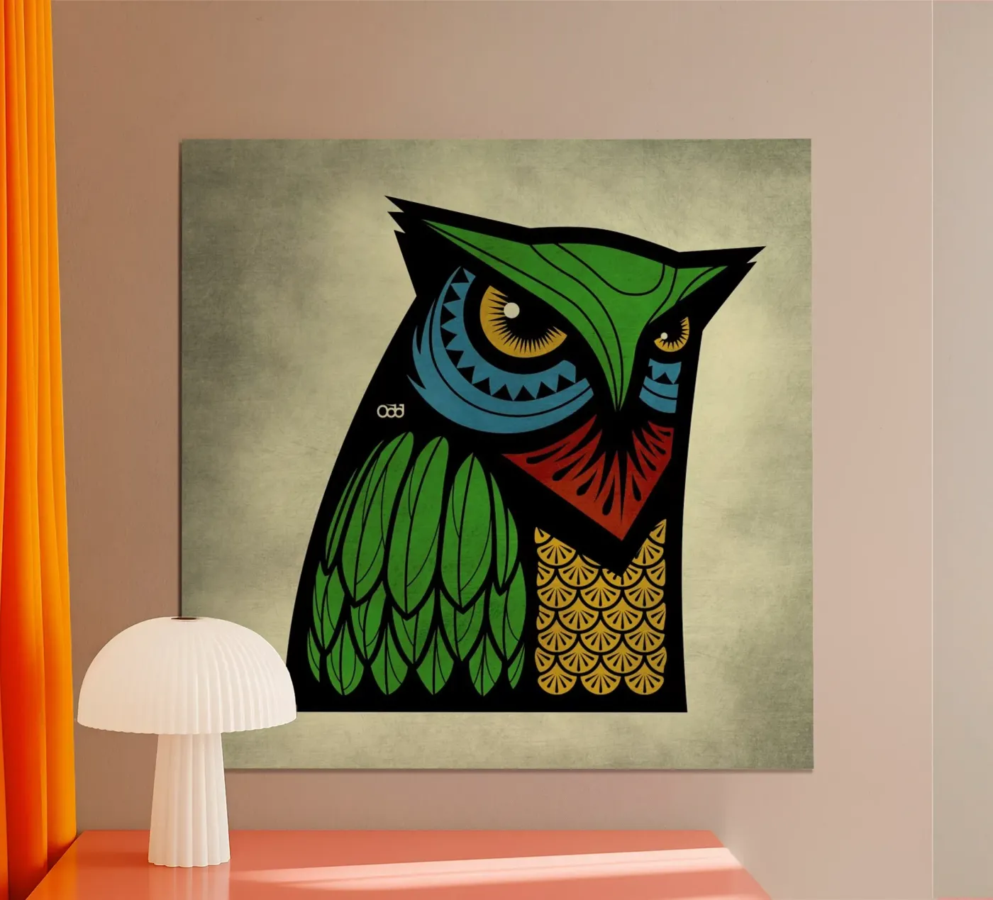 Owl poster da Oscar Odd Diodoro