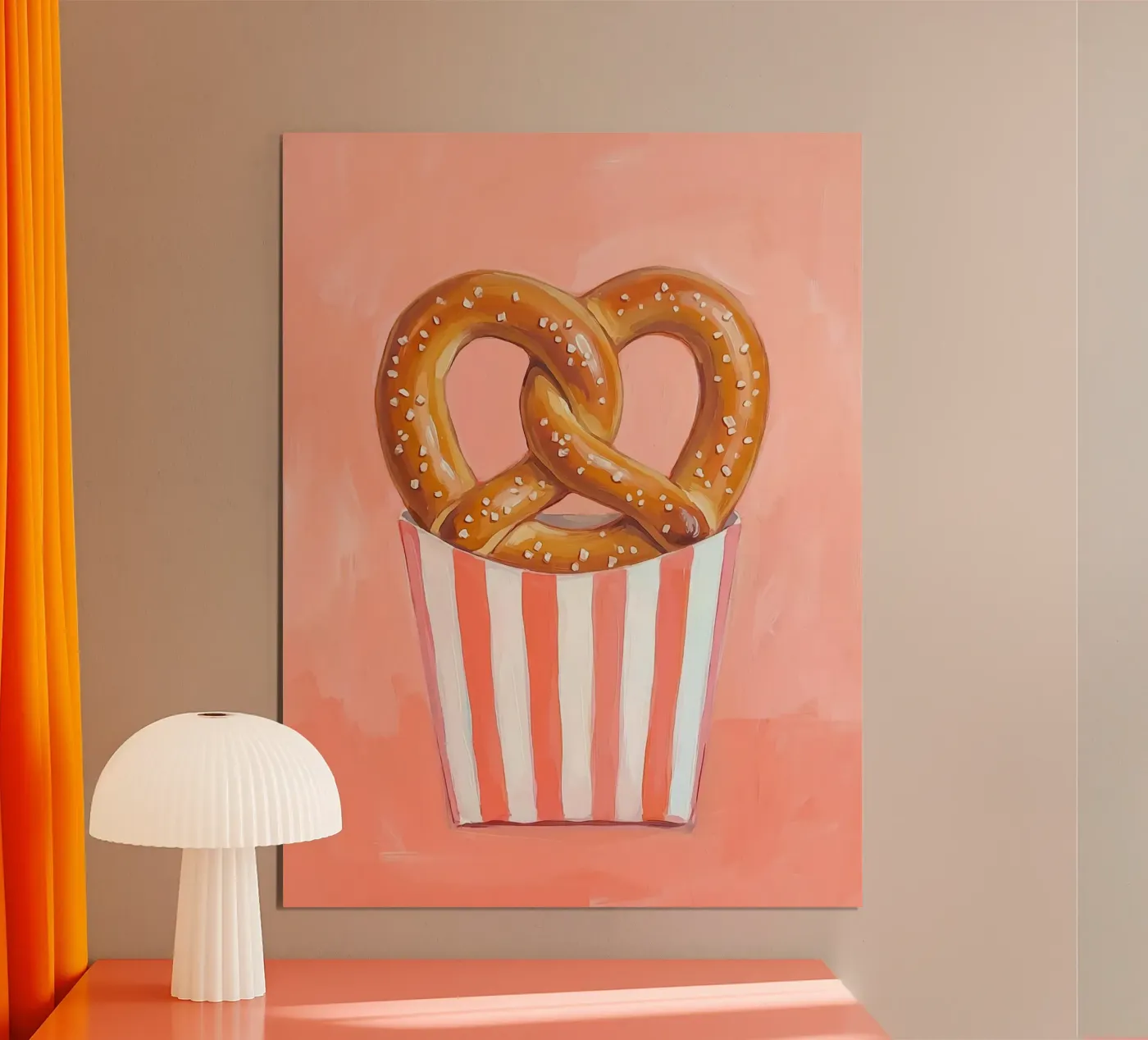 Pretzel time poster by Happyfacespace