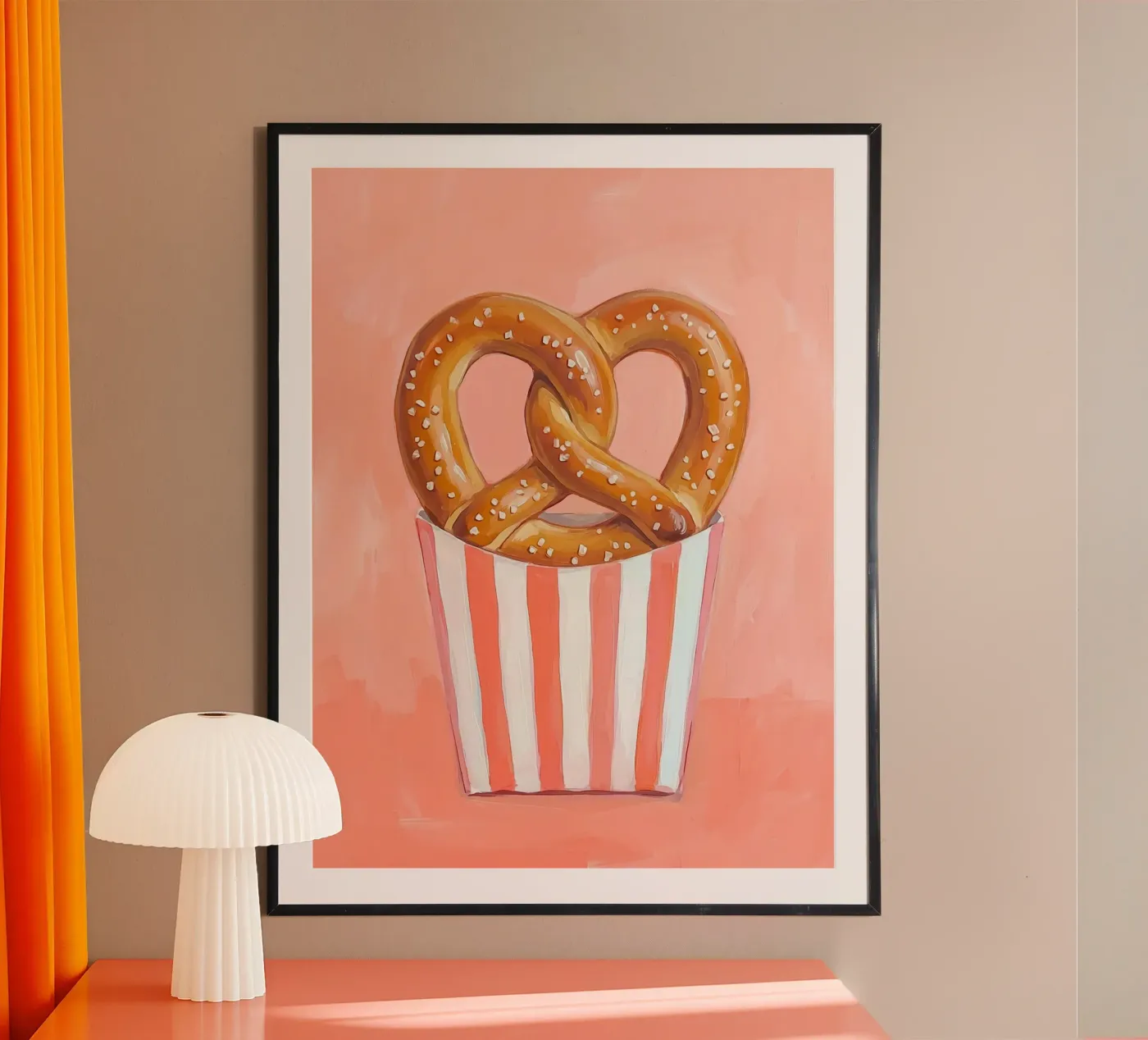 Pretzel time poster by Happyfacespace