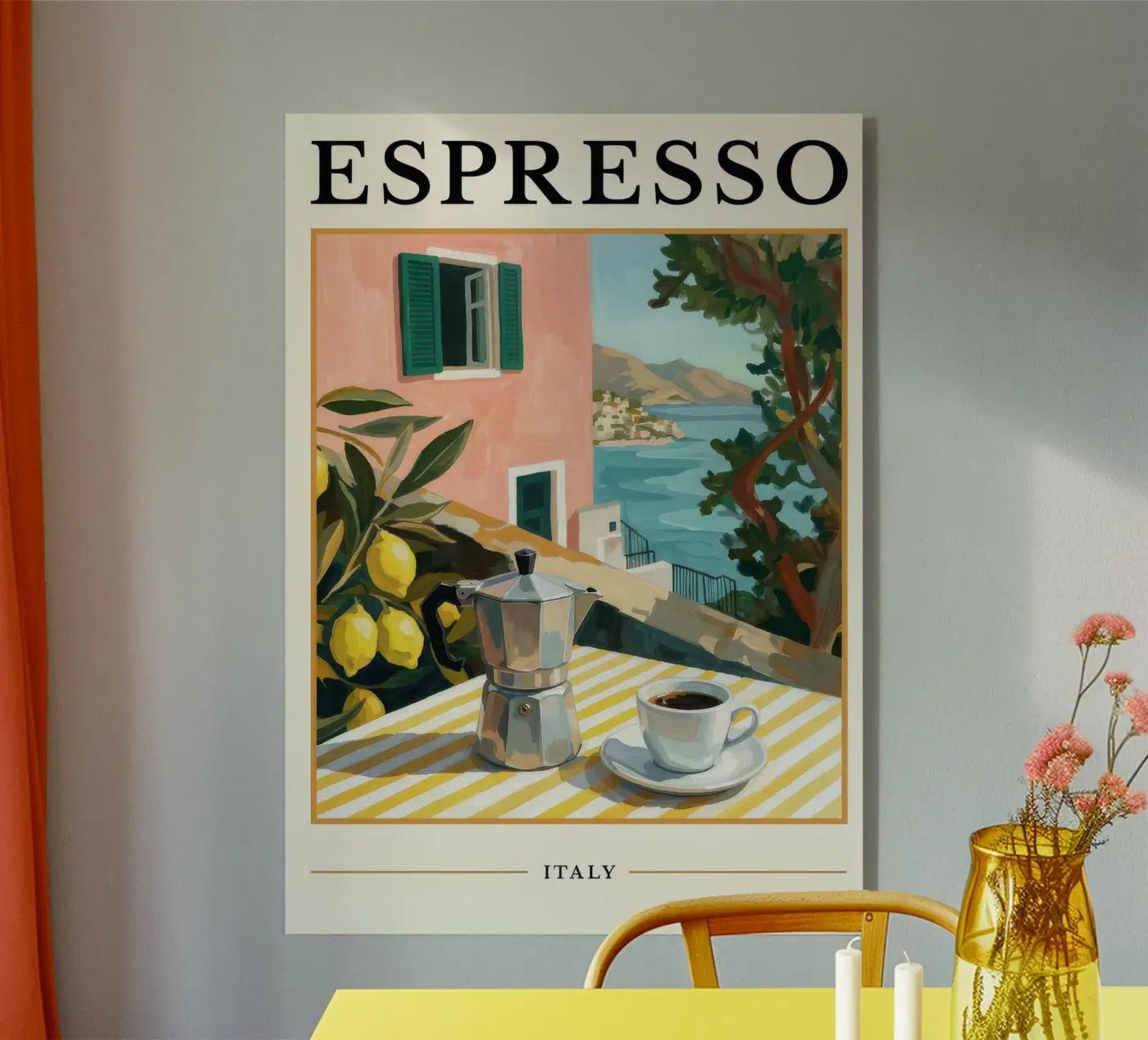 Espresso View plexiglass da Gilda kitchen
