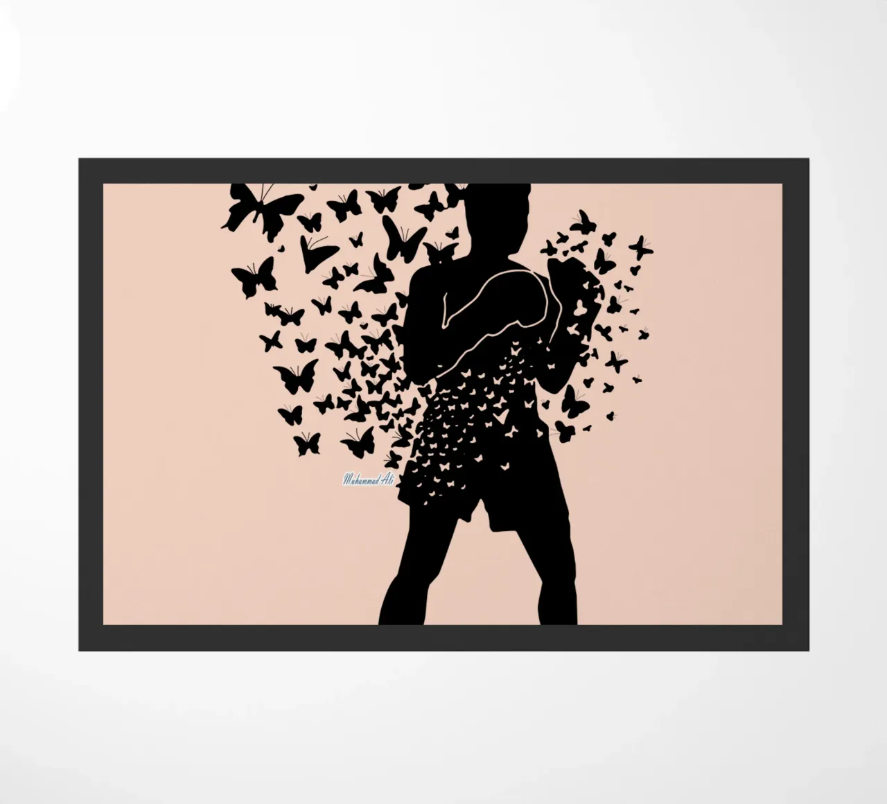 Float like a butterfly doormat by Gunawan Rb