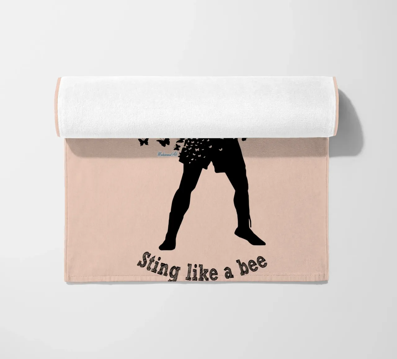 Float like a butterfly beach towel by Gunawan Rb
