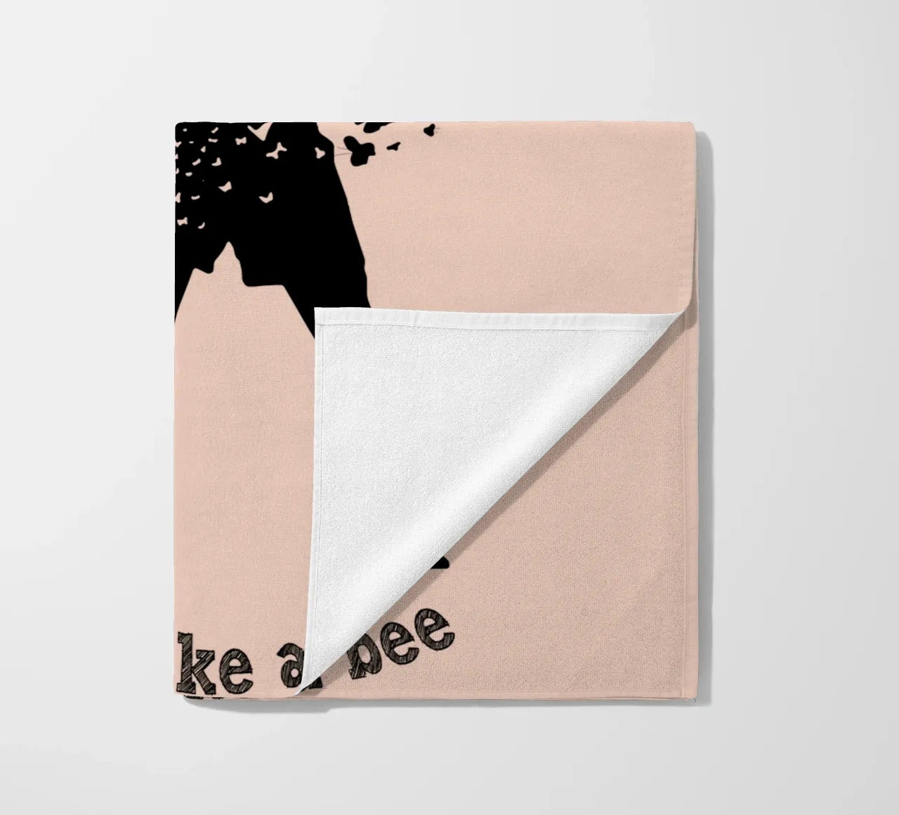Float like a butterfly beach towel by Gunawan Rb