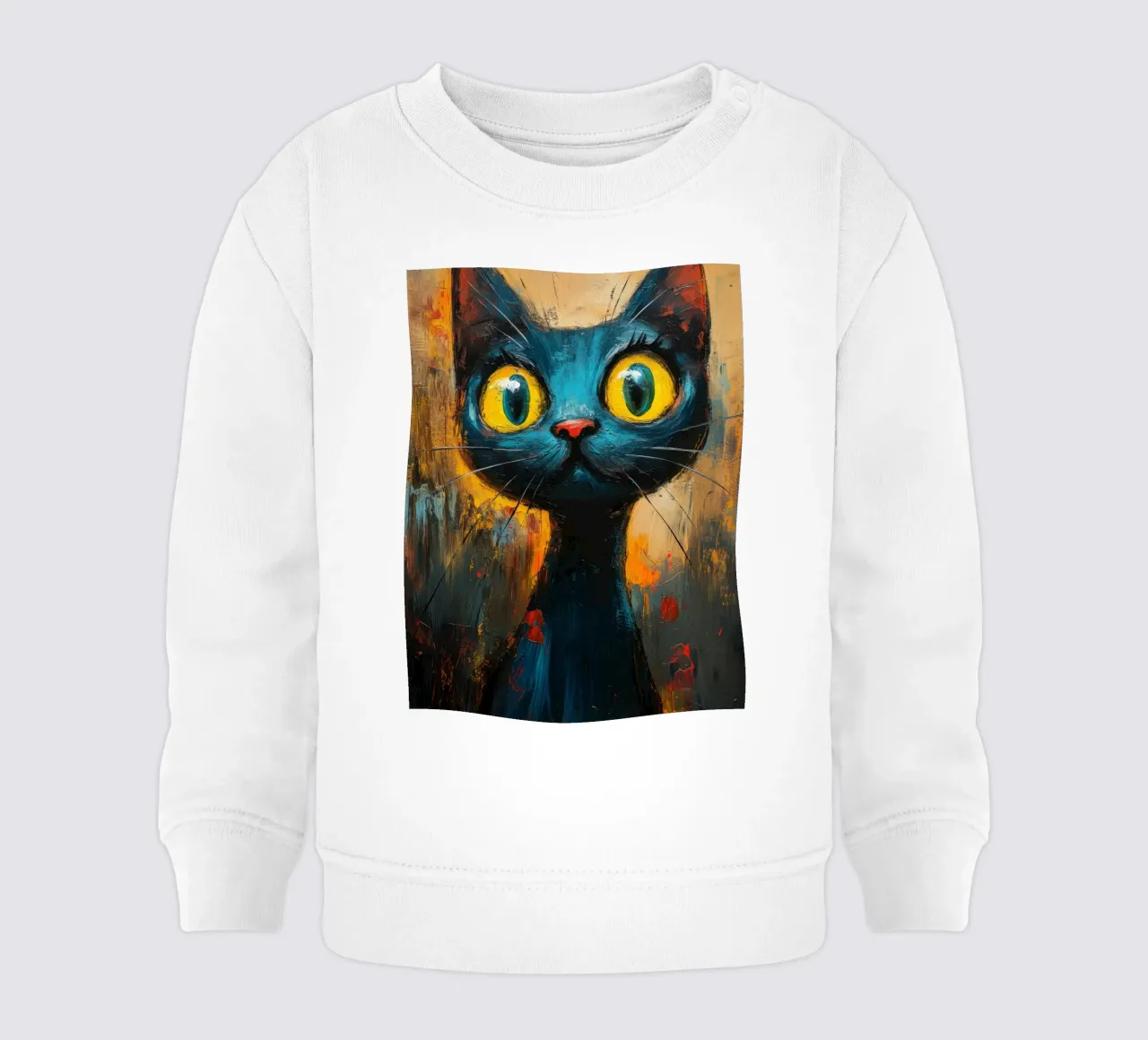 Kat felpa neonato da Art Unleashed