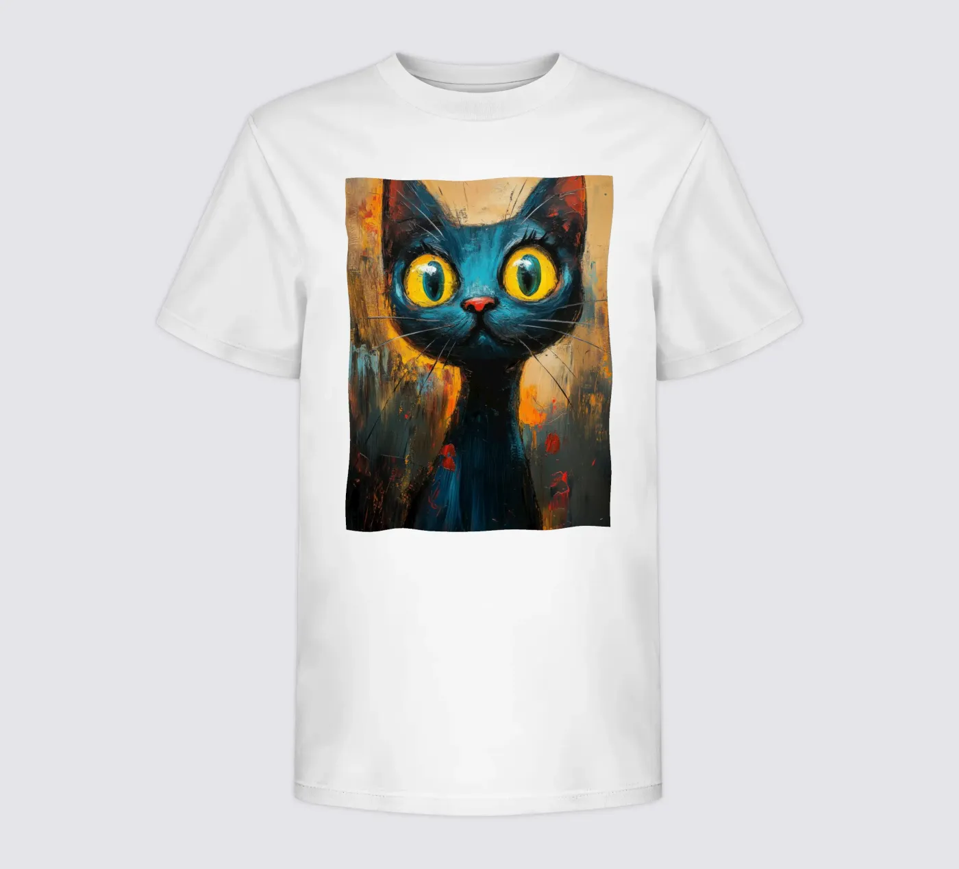 Kat t-shirt bambini da Art Unleashed
