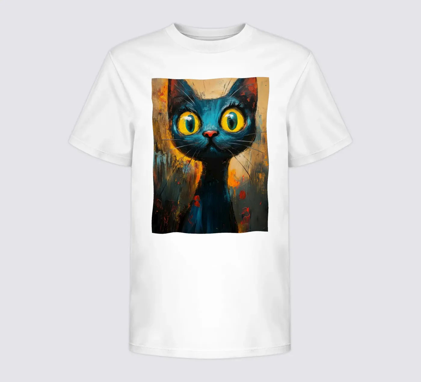 Kat t-shirt bambini da Art Unleashed