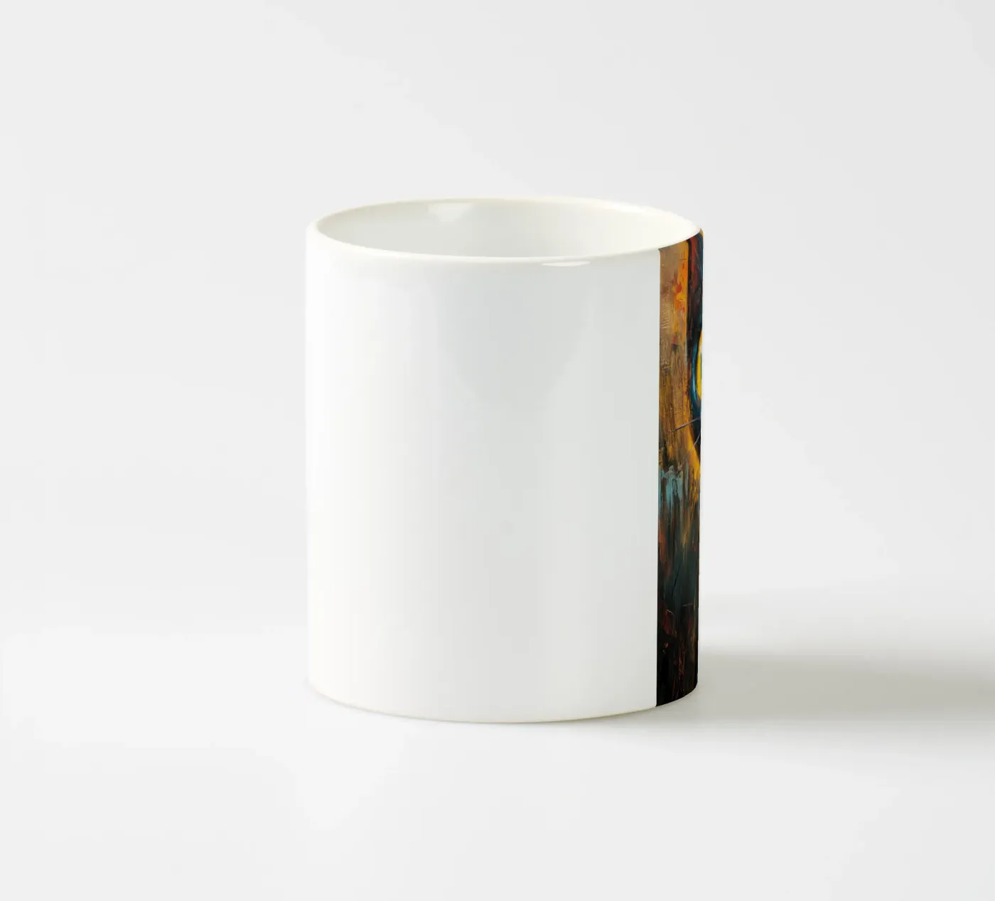 Kat ceramic mug by Art Unleashed