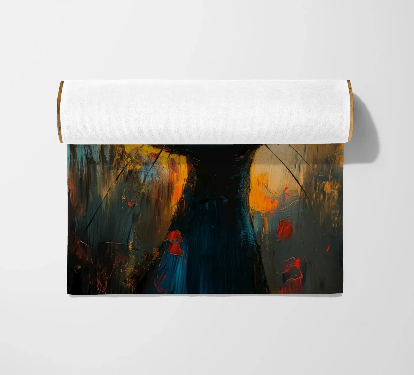 Kat strandhanddoek van Art Unleashed
