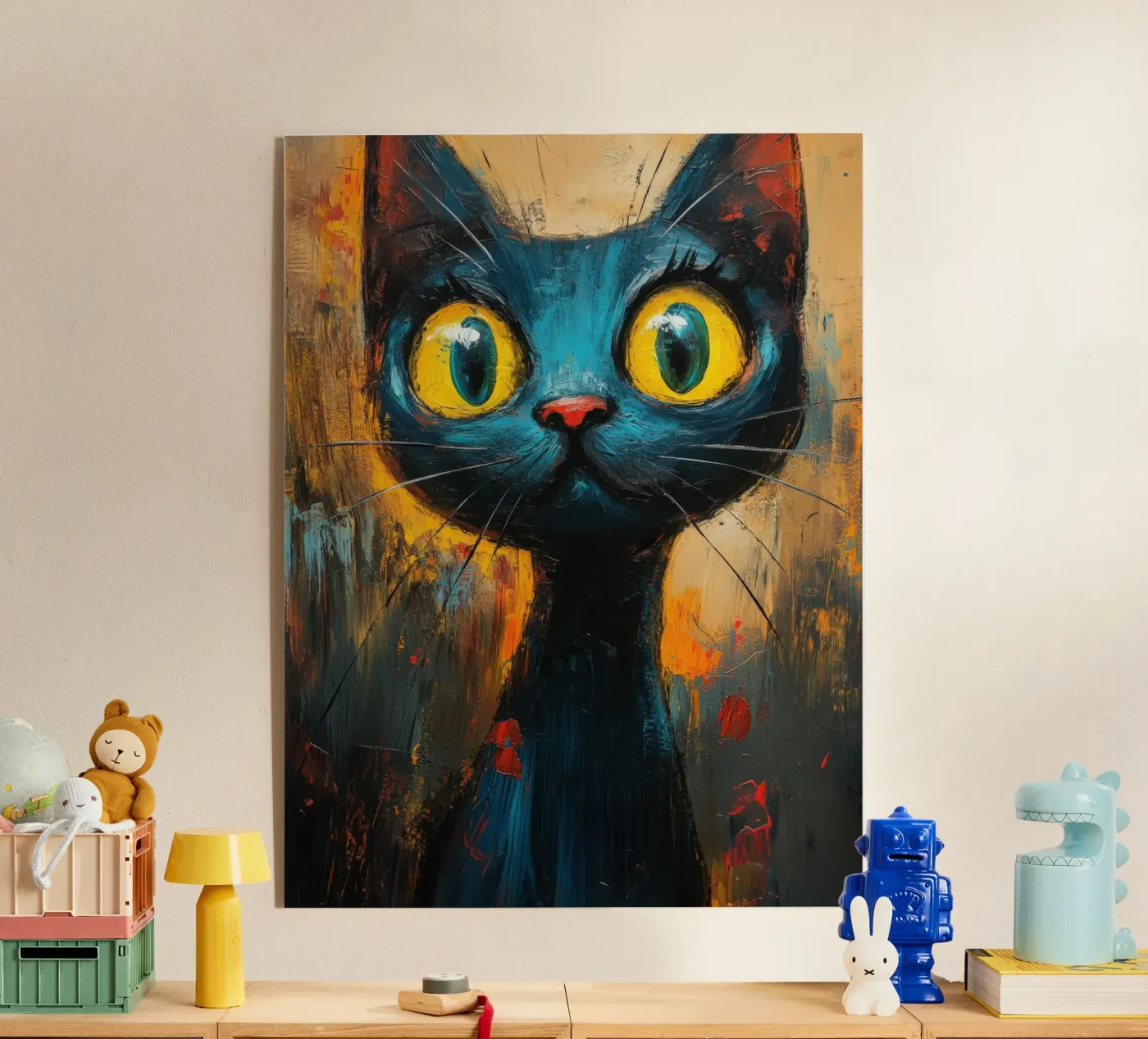 Kat Acryl-Glas von Art Unleashed