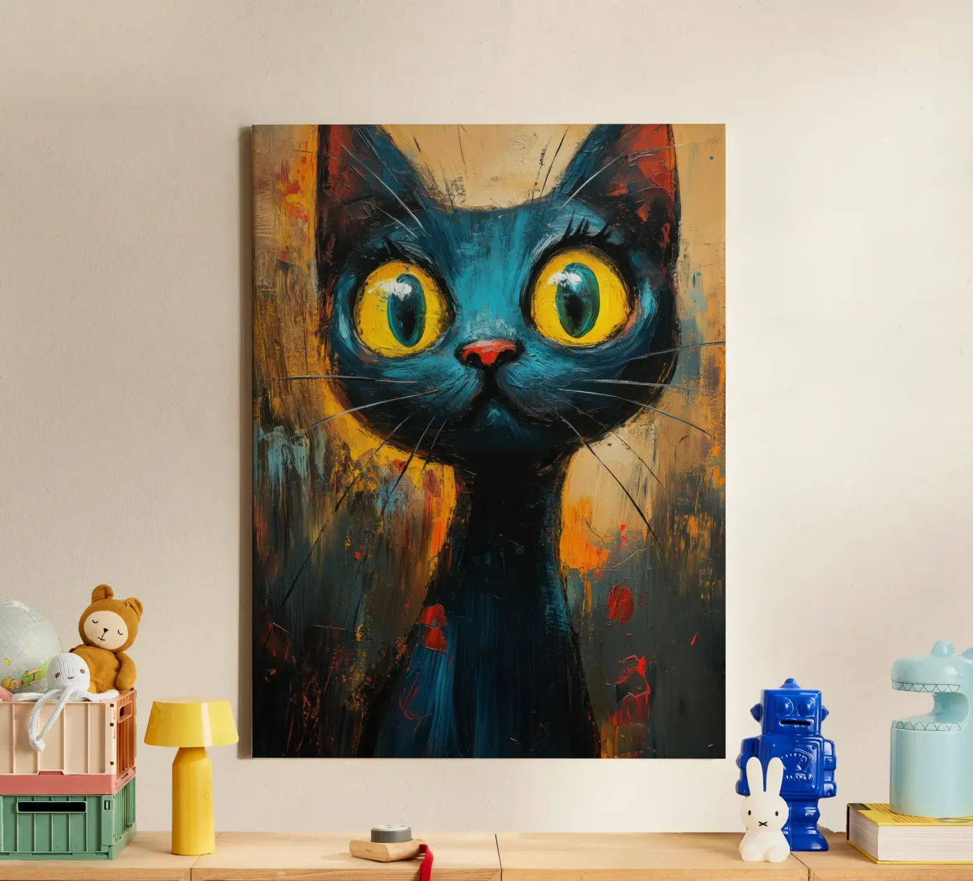 Kat canvas by Art Unleashed