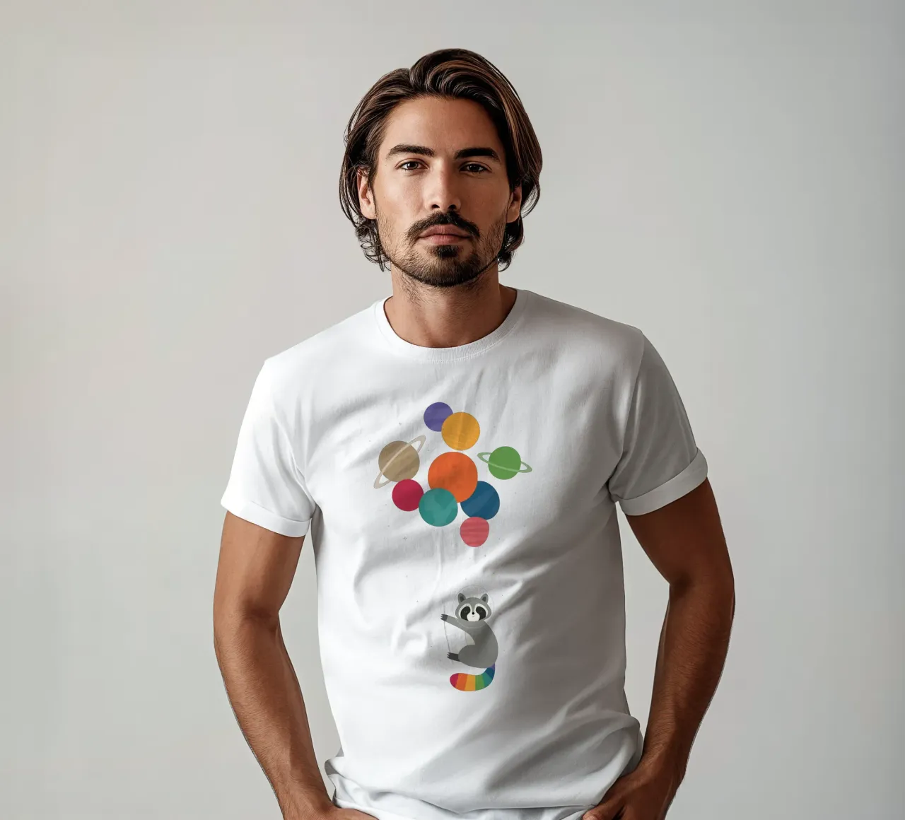 Procione spaziale t-shirt da Andy Westface