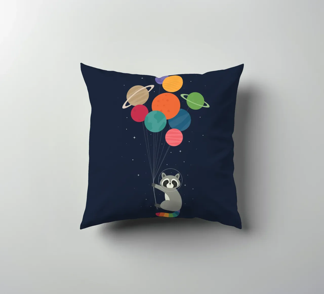Procione spaziale cuscino da Andy Westface
