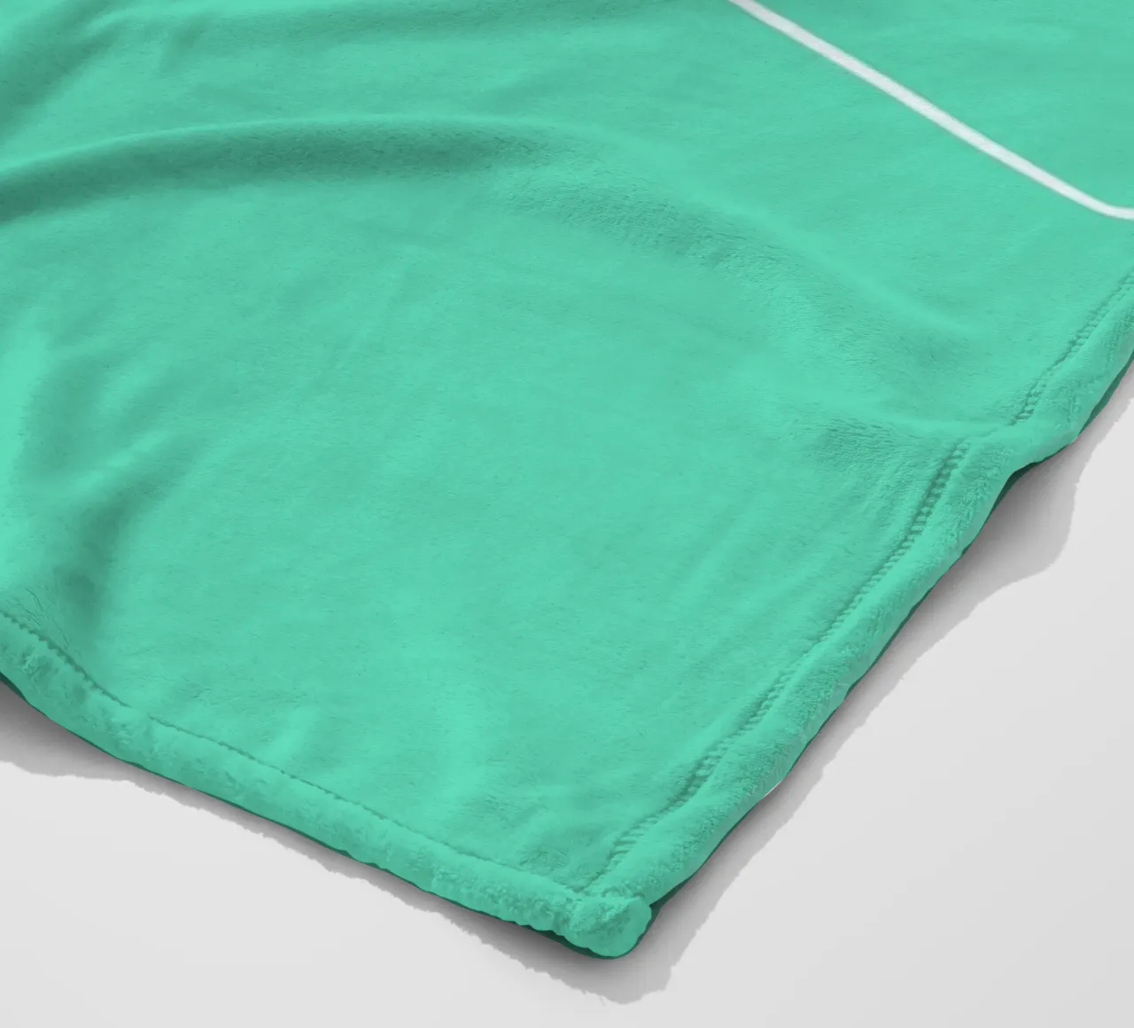 Hello Mint Fleecedecke von Leah Flores