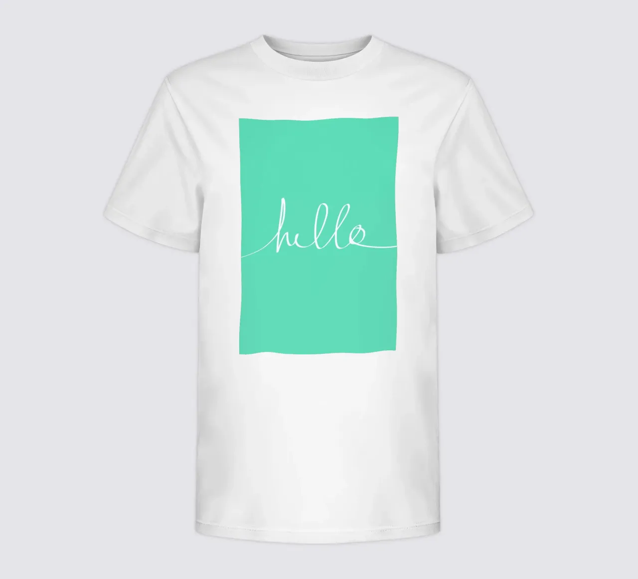 Hello Mint t-shirt bambini da Leah Flores