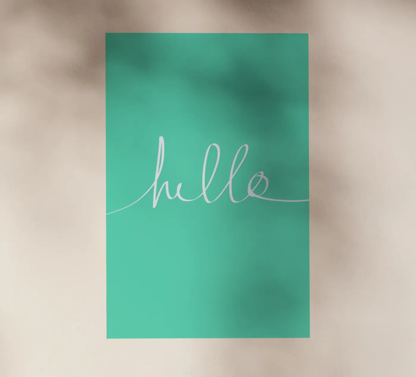 Hello Mint pellicola backlit da Leah Flores
