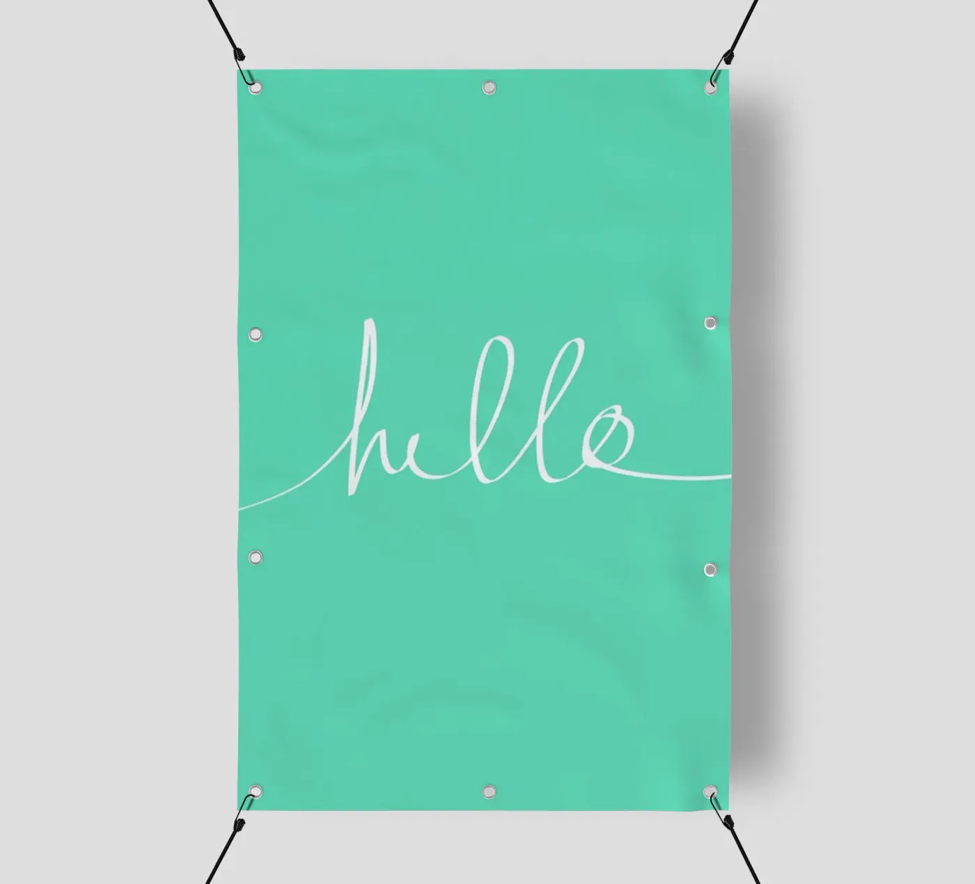 Hello Mint PVC Plane von Leah Flores