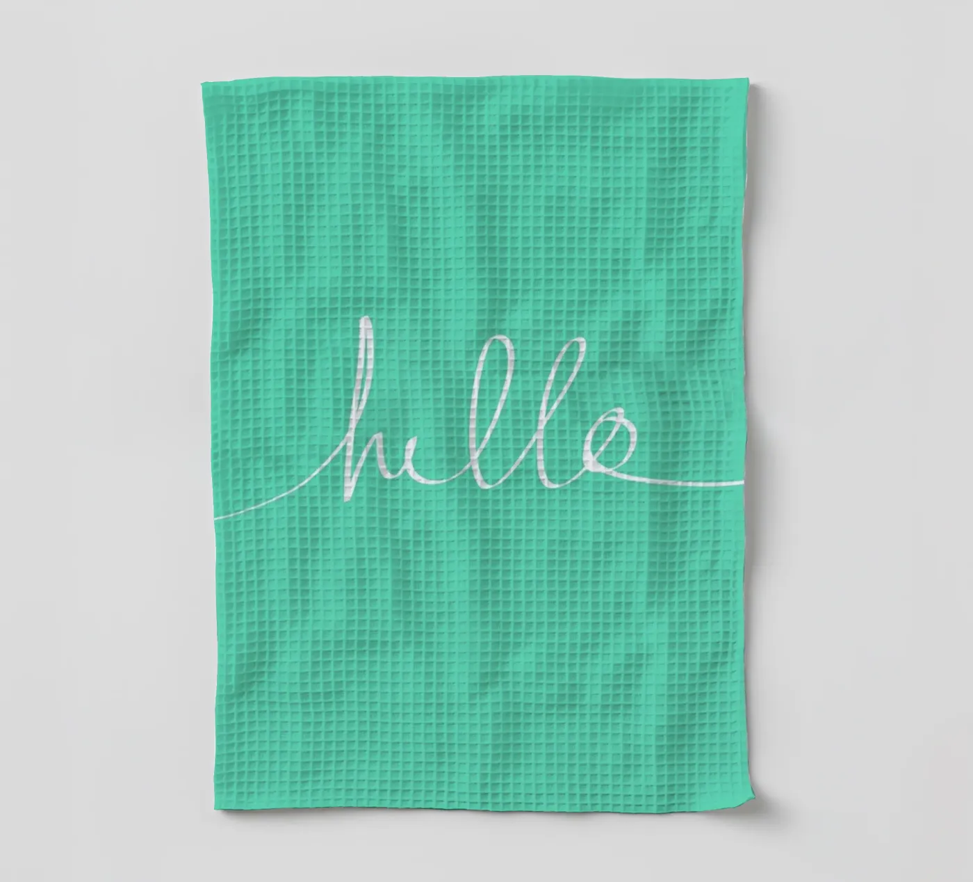 Hello Mint torchon de Leah Flores