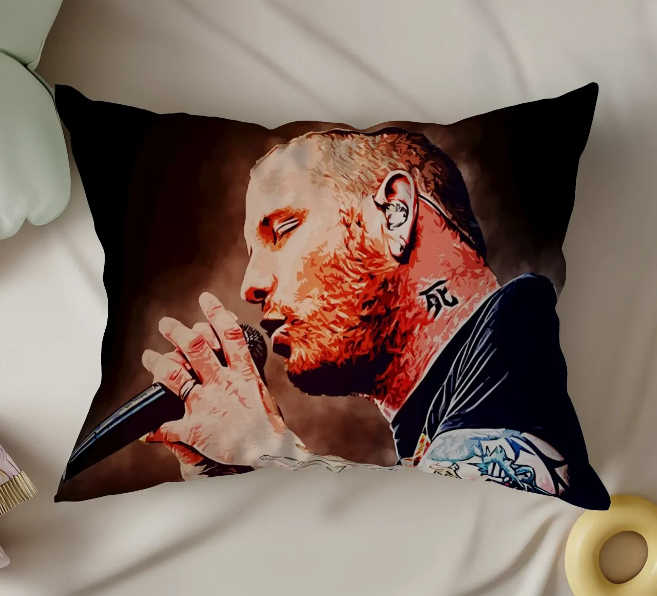 Arte di Corey cuscino da neonartroom