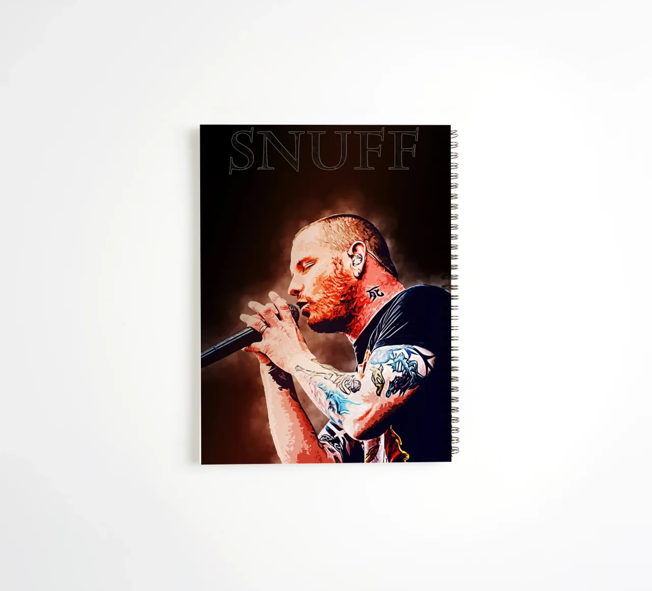 Art of Corey spiral notebook by neonartroom