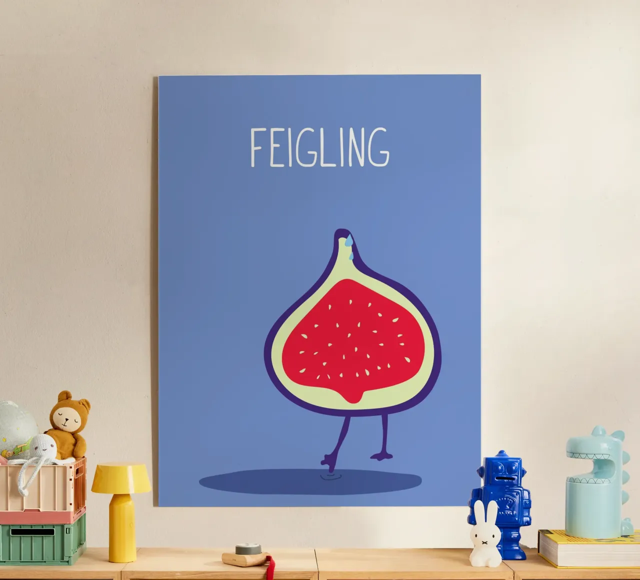 Feigling acryl van Constanze Art Direction