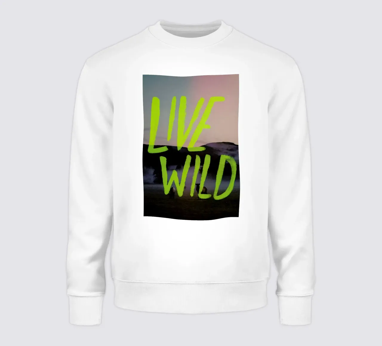 Live Wild felpa da Leah Flores