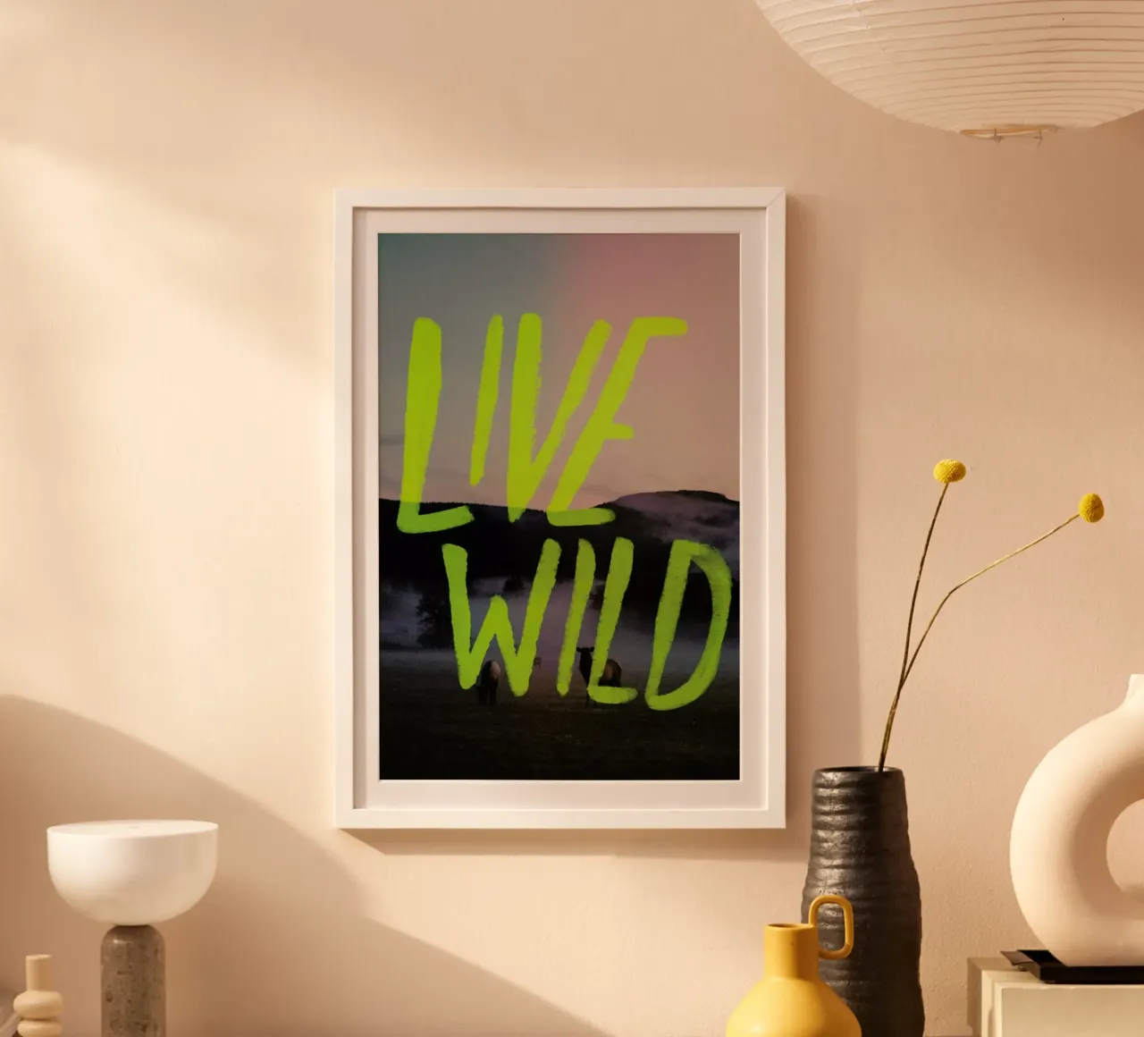 Live Wild poster da Leah Flores