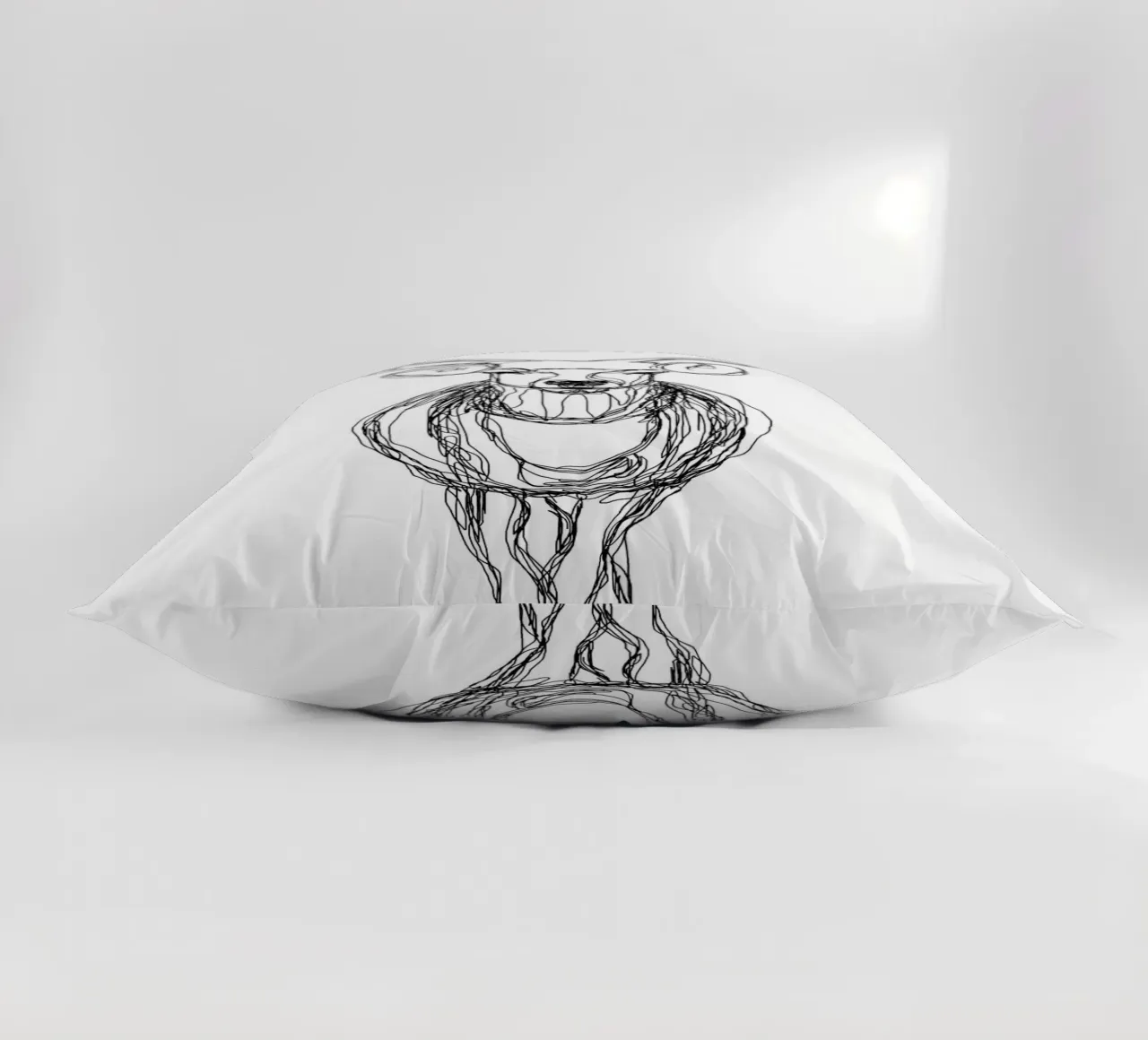 One line deer cuscino da BAINAI