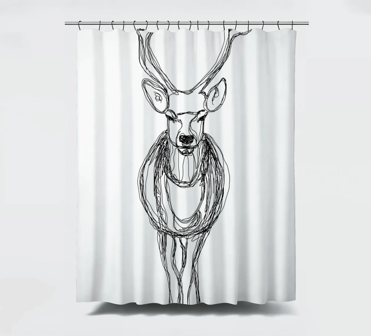 One line deer tenda da doccia da BAINAI