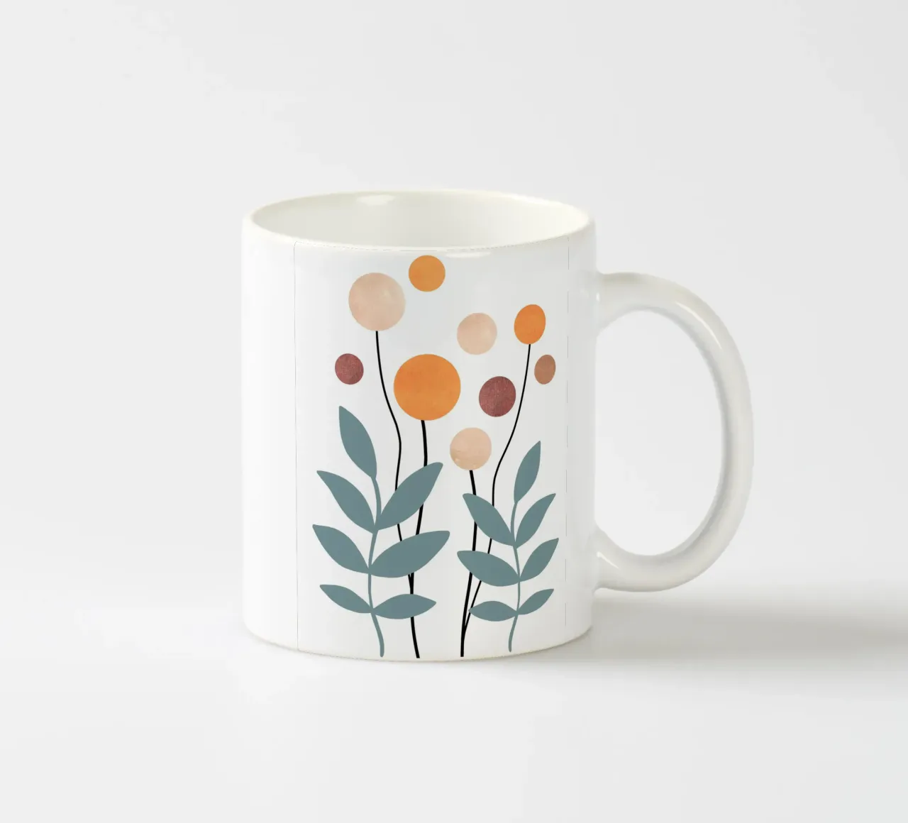 Blossom mid century tazza in ceramica da BAINAI