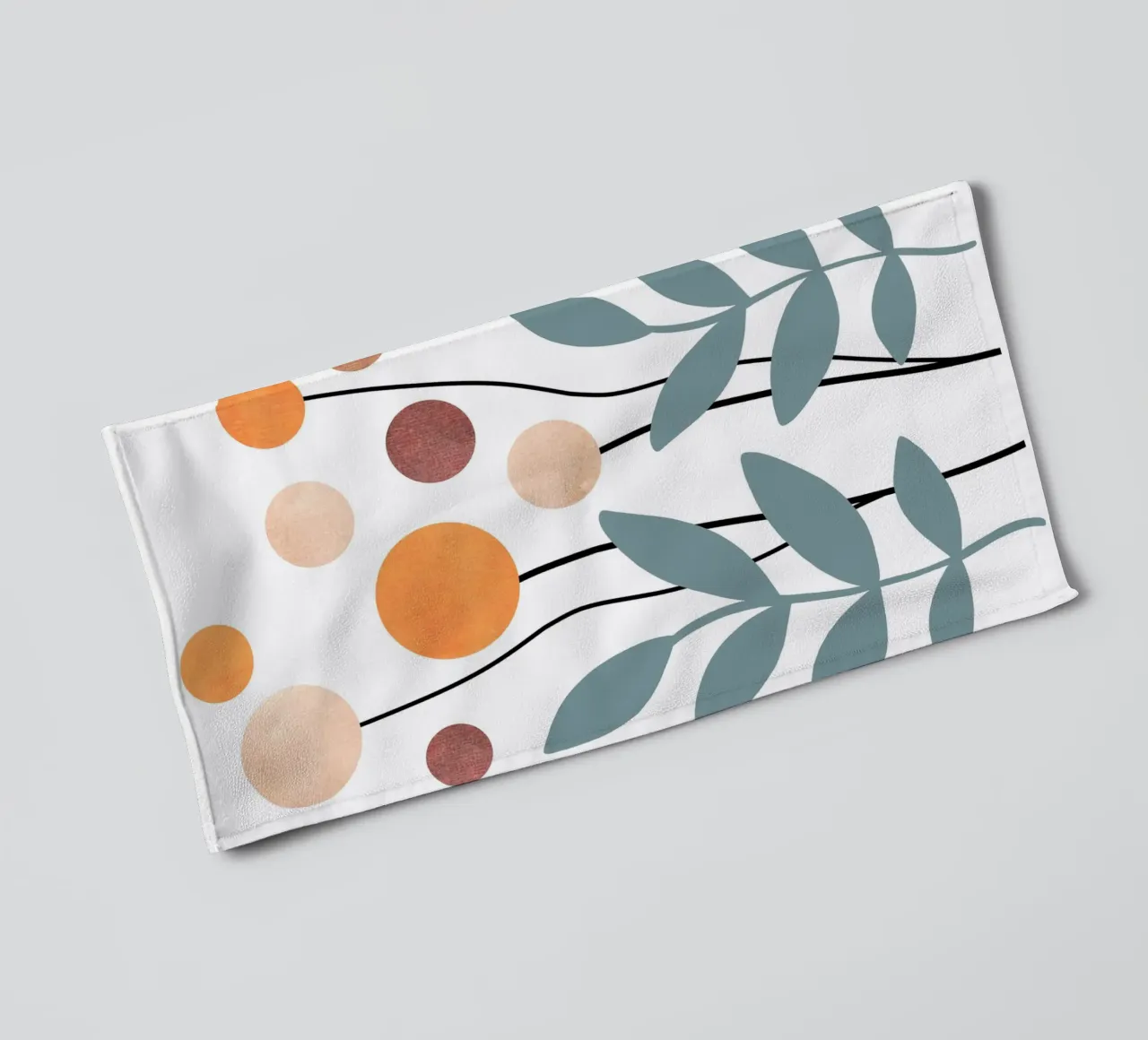 Blossom mid century asciugamano da bagno da BAINAI