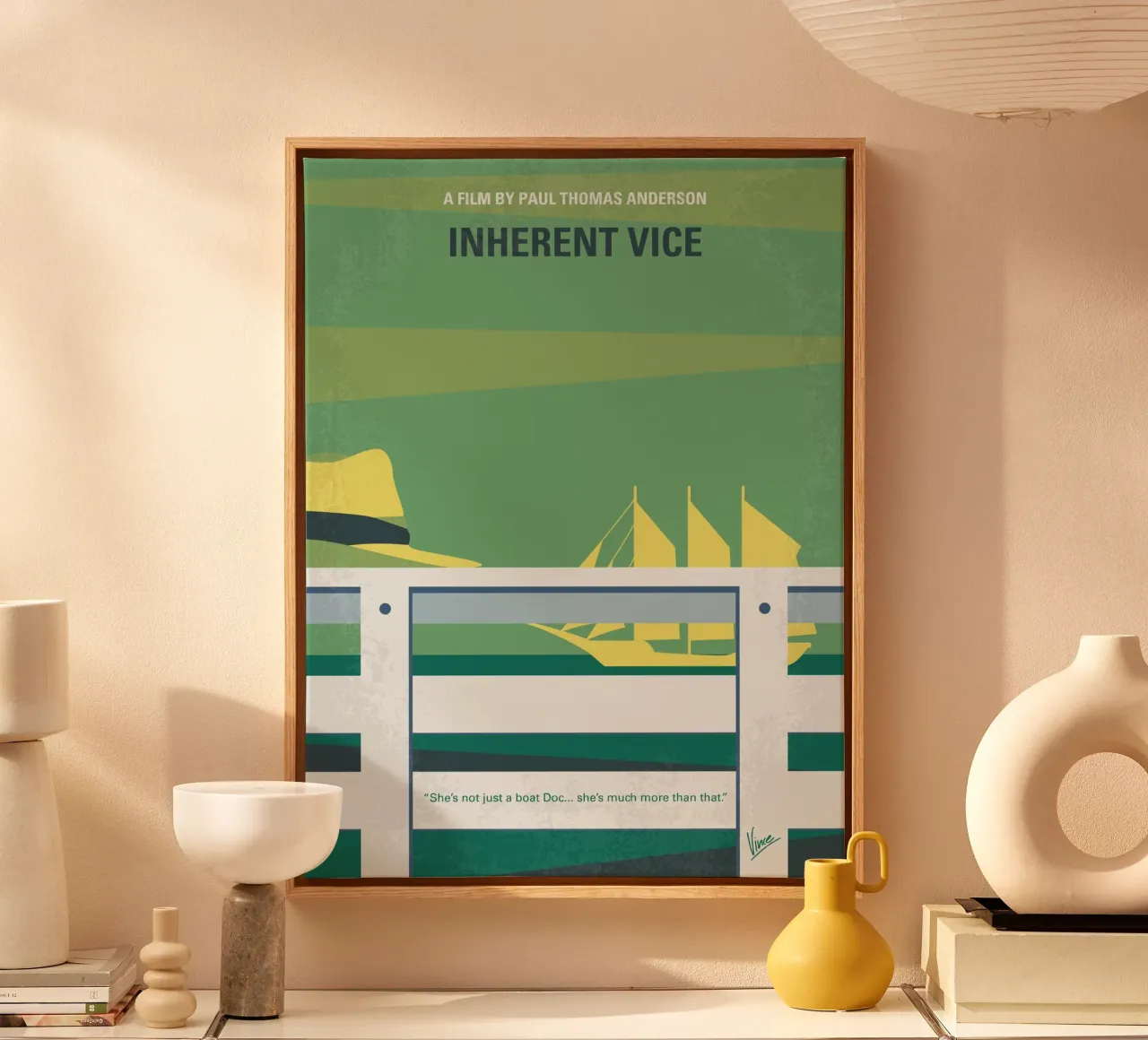 No793 My Inherent Vice minimal movie poster canvas by Chungkong