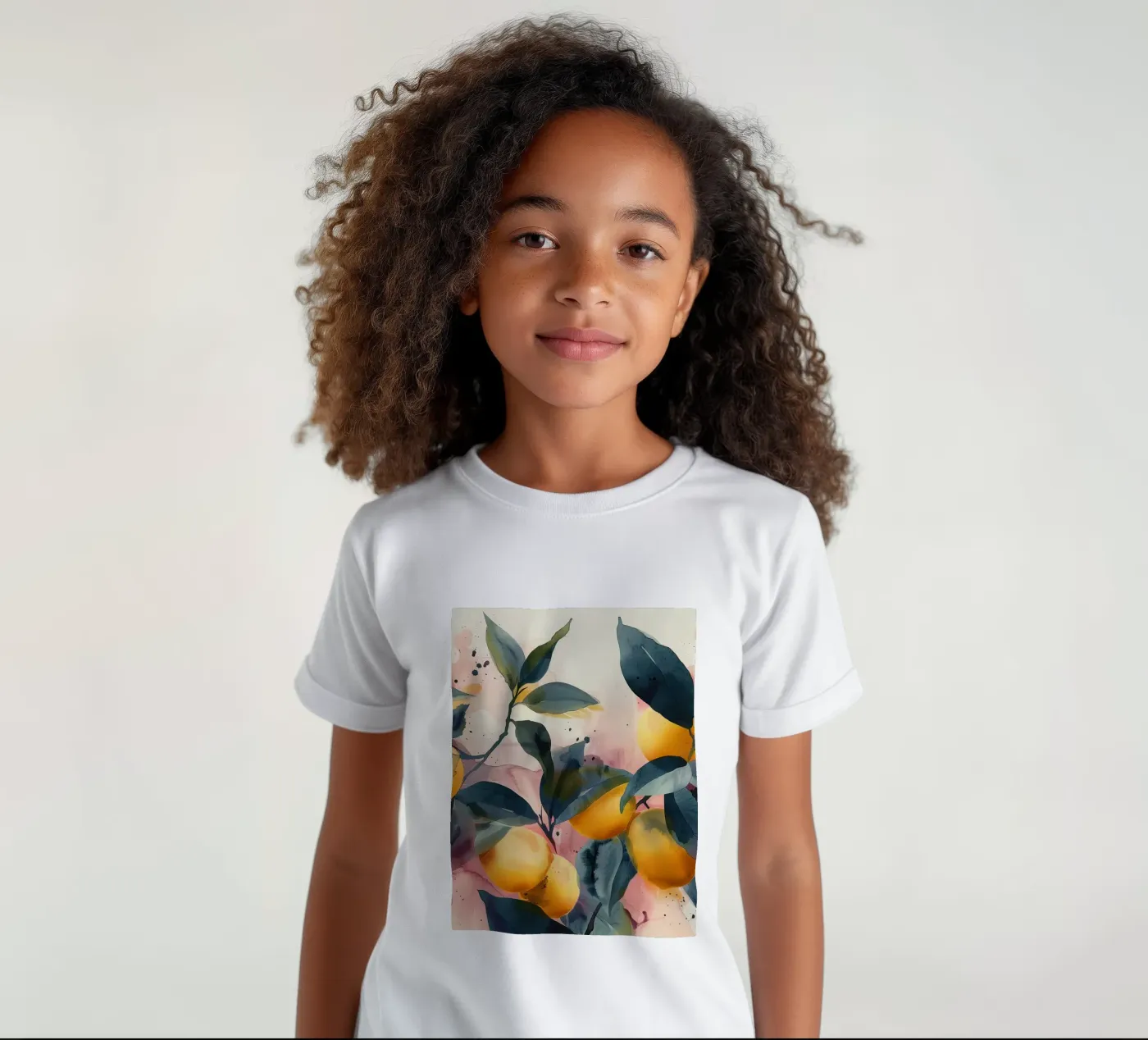 Lemon Branches t-shirt bambini da Hazia