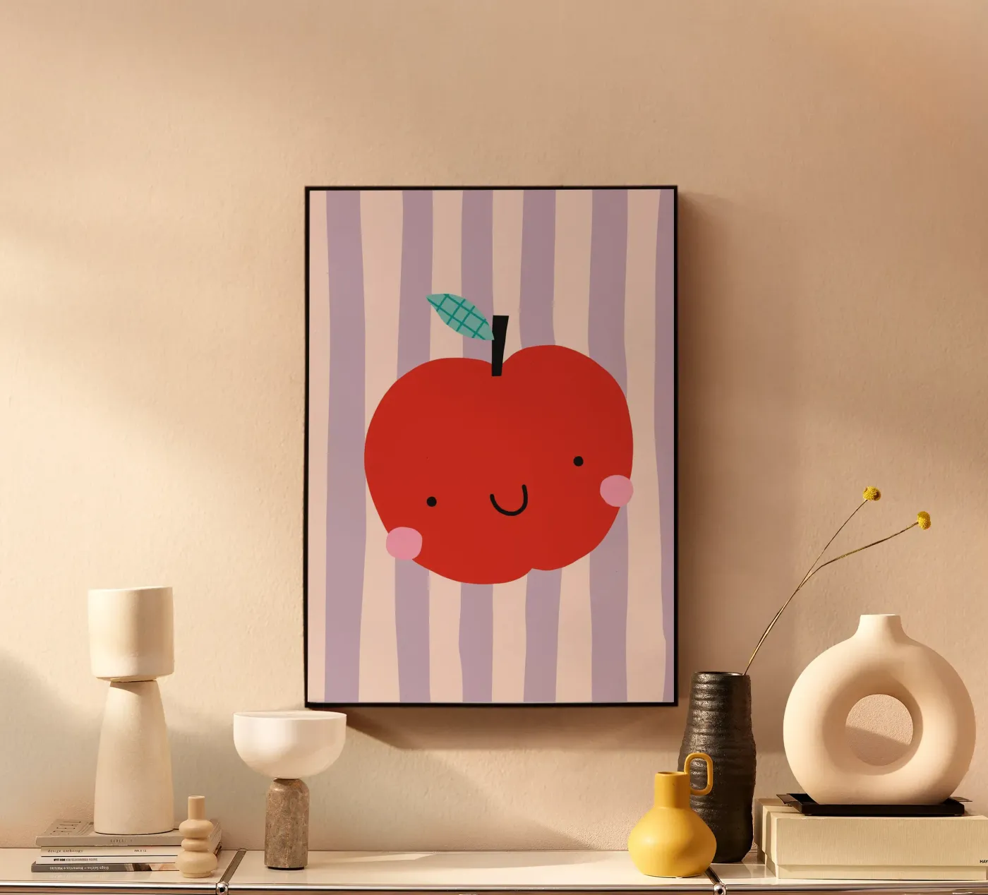 Apfel Smile plexiglass da PurePeachCleanLine