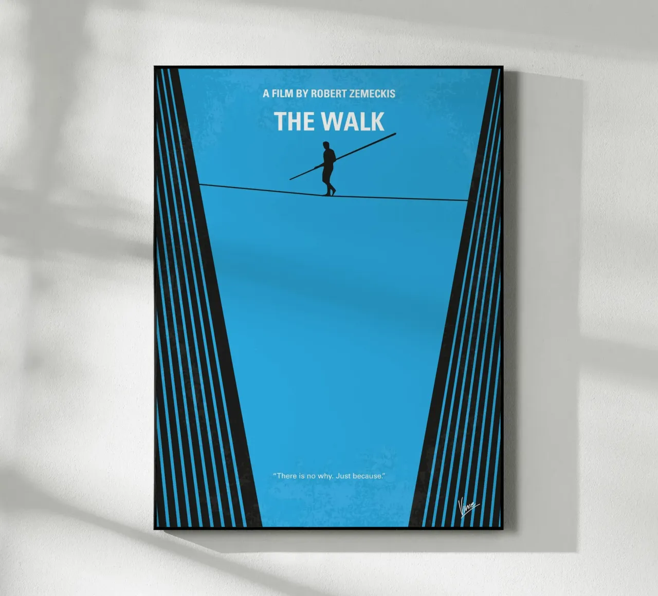 No796 My The Walk minimal movie poster plexiglass da Chungkong
