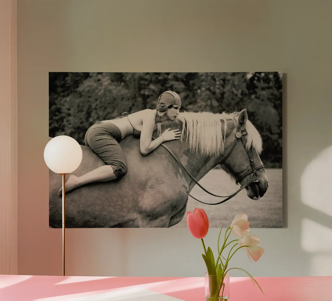 Off to the Races - JAE tela con Cornice a cassetta da Pictufy