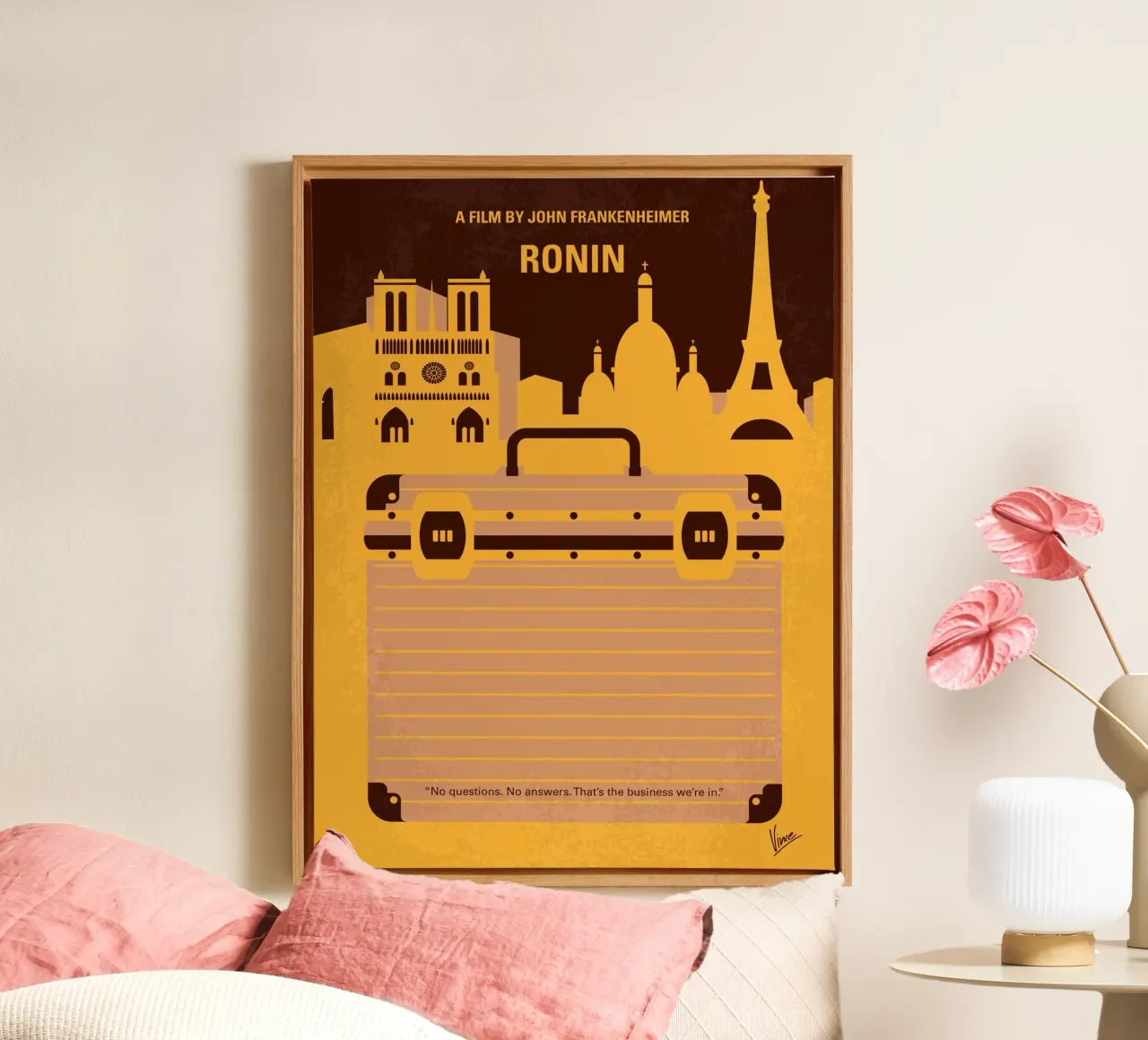 No801 My RONIN minimal movie poster tela con Cornice a cassetta da Chungkong